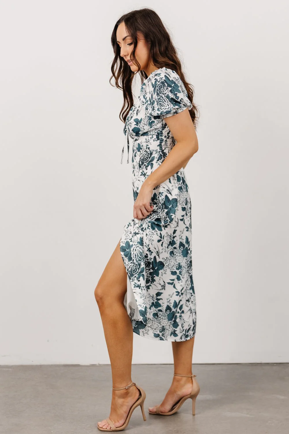 Cadence Midi Dress | Jade Floral