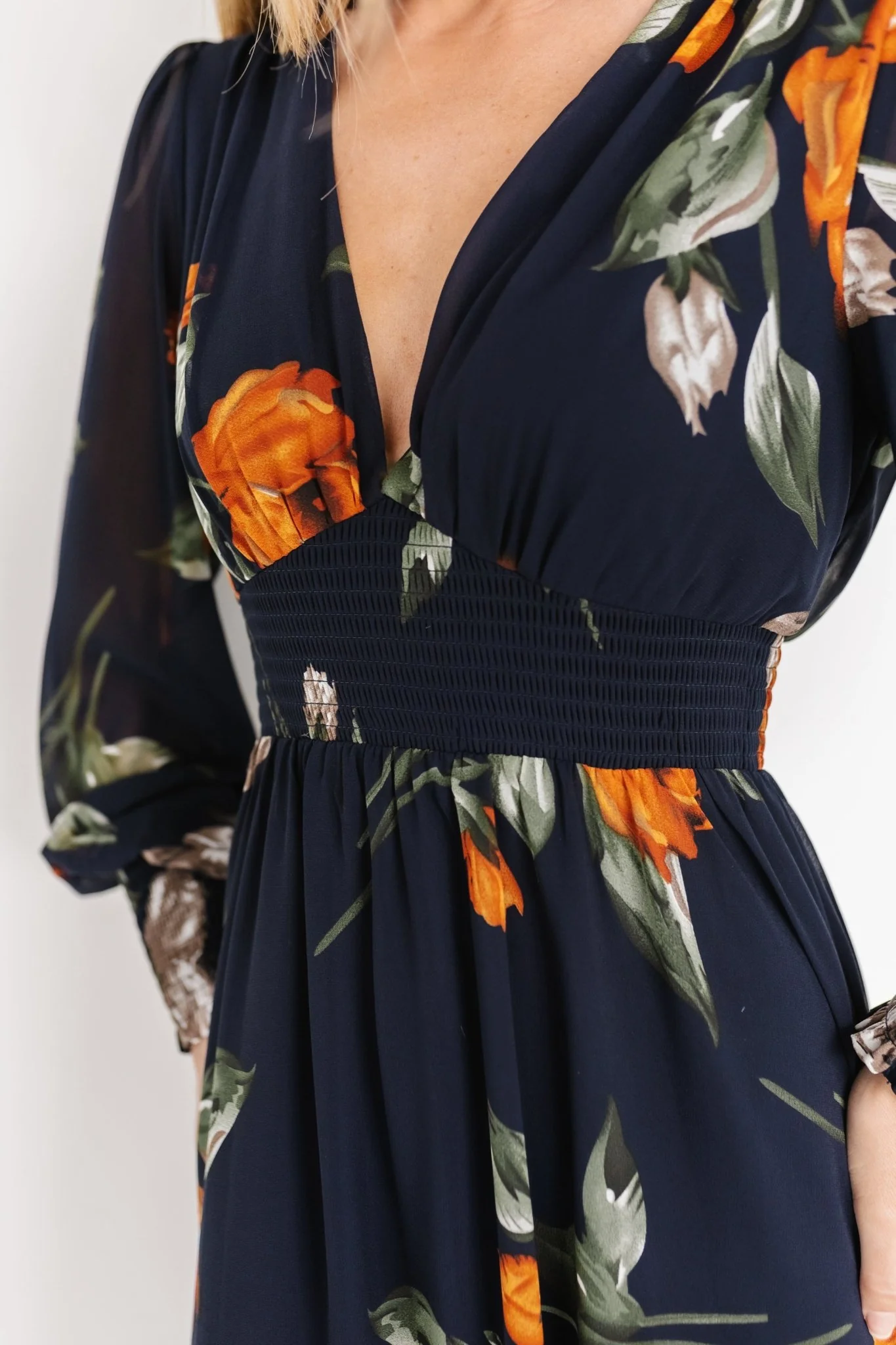 Olivia Maxi Dress | Midnight Navy Floral