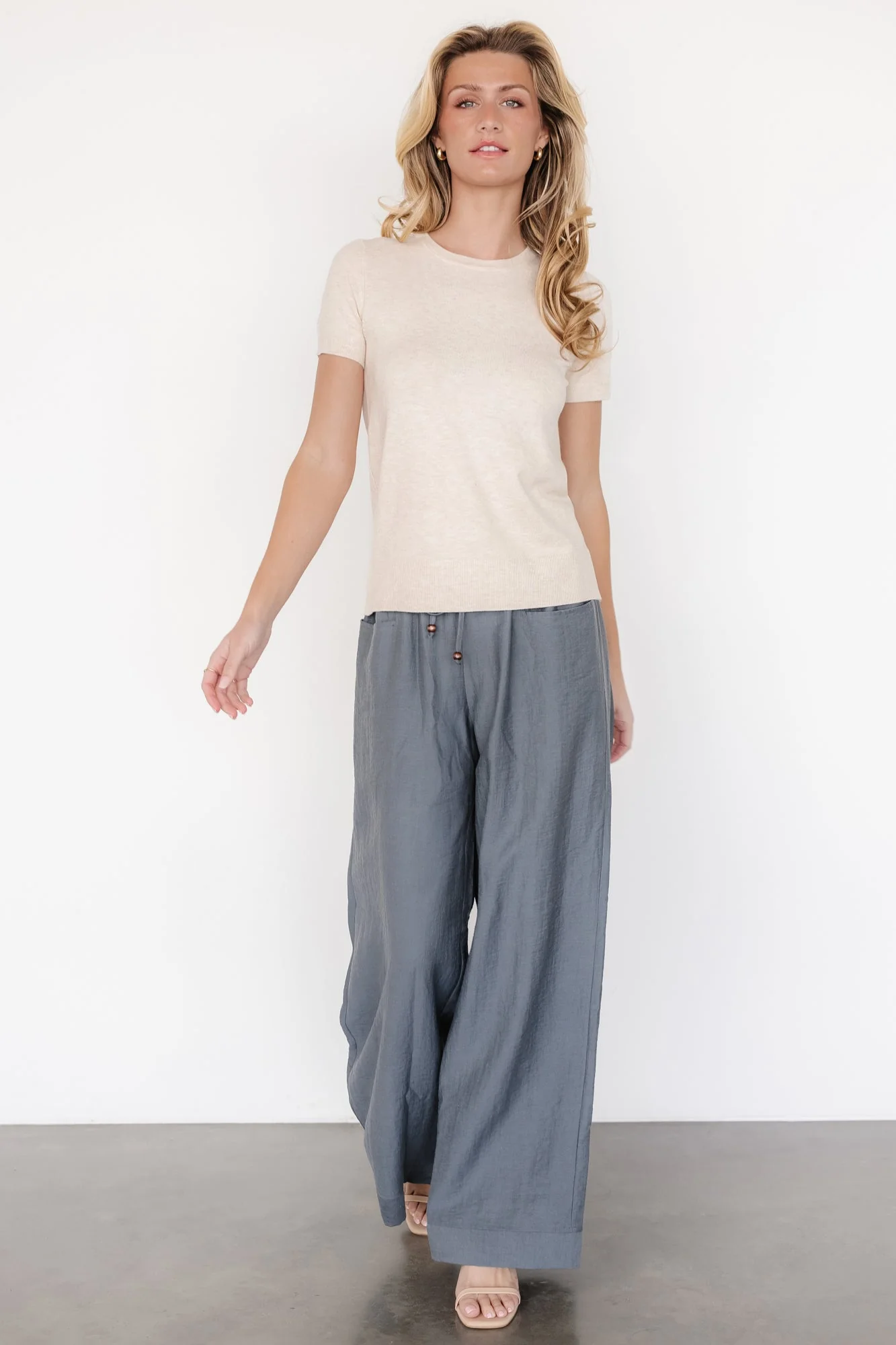 Hannah Knit Top | Oatmeal