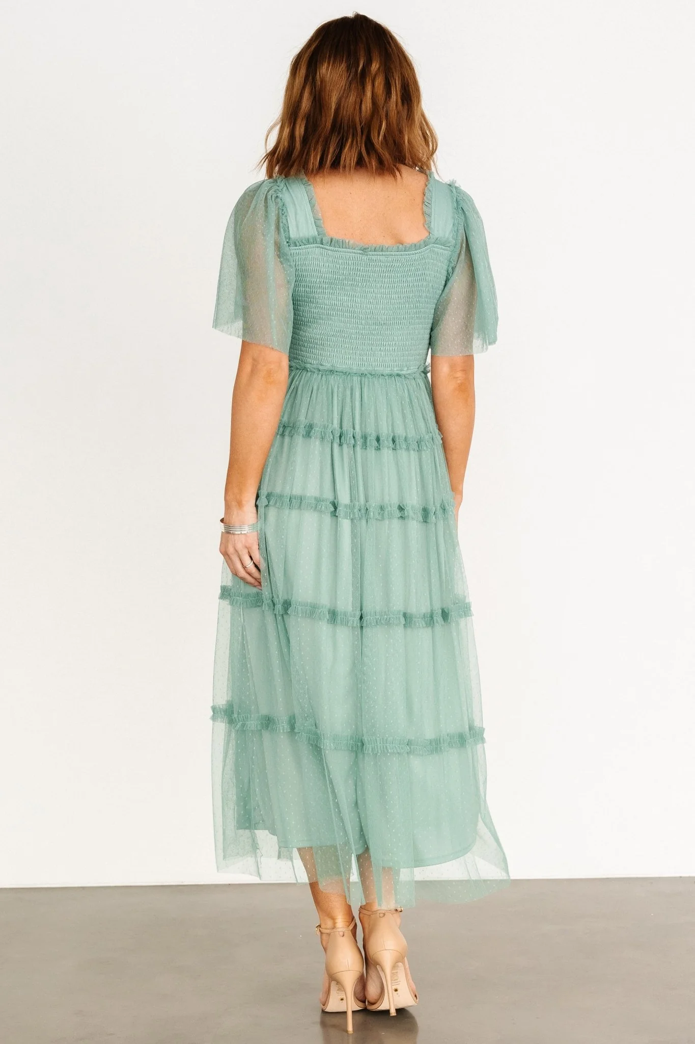 Bexley Tulle Dress | Eucalyptus