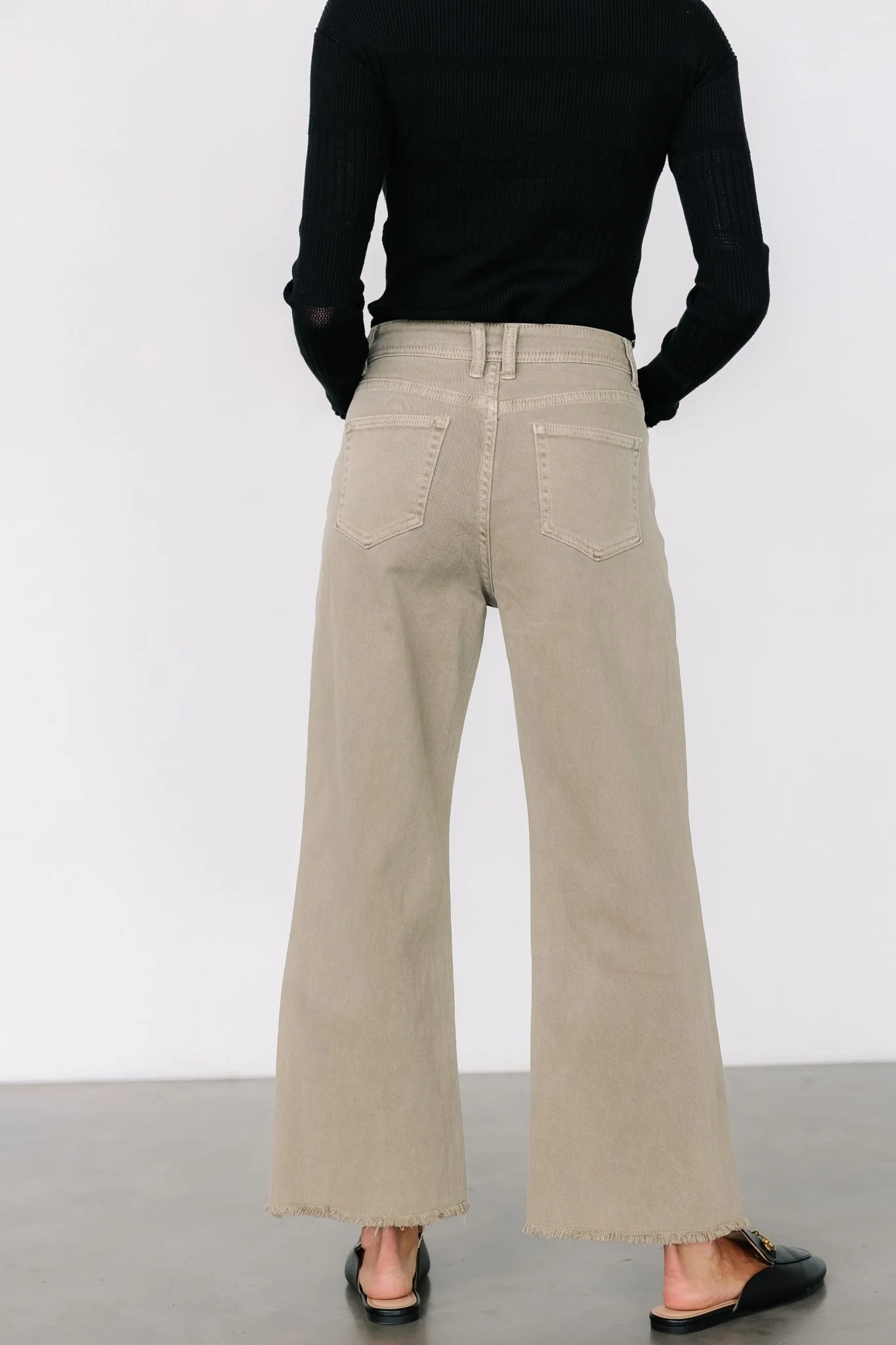 Spence Denim Pants | Olive