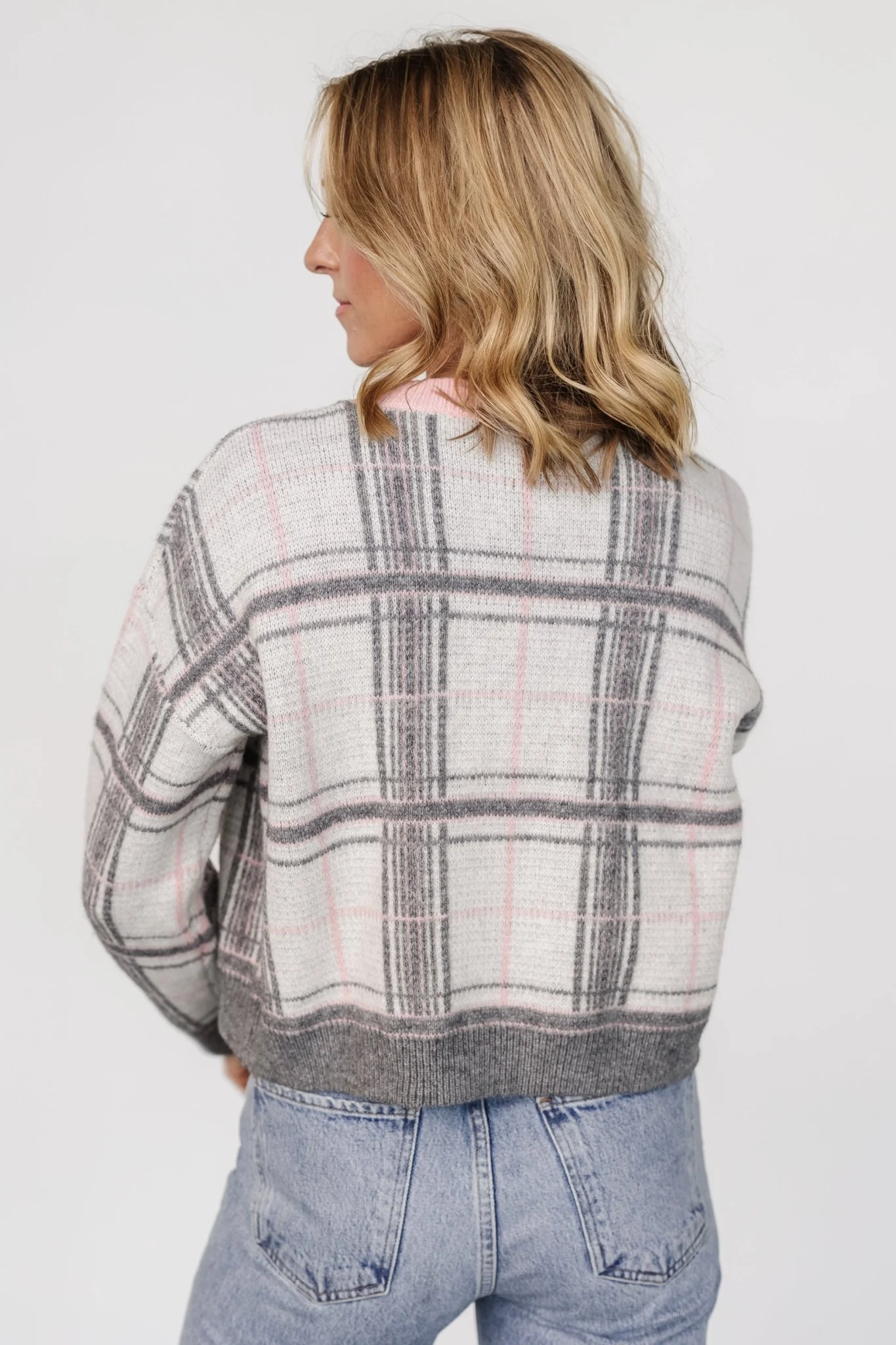 Verbier Sweater | Gray + Blush
