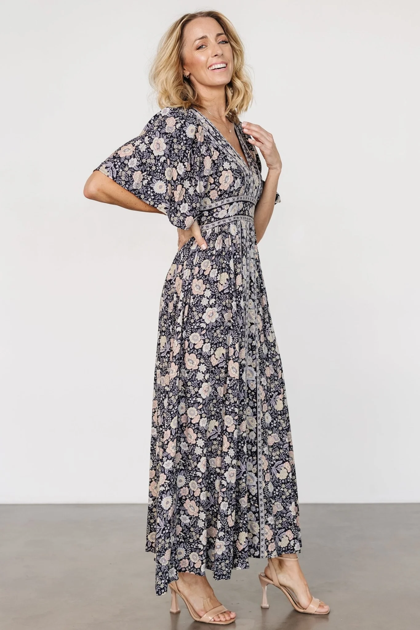 Elissa Maxi Dress | Midnight Floral