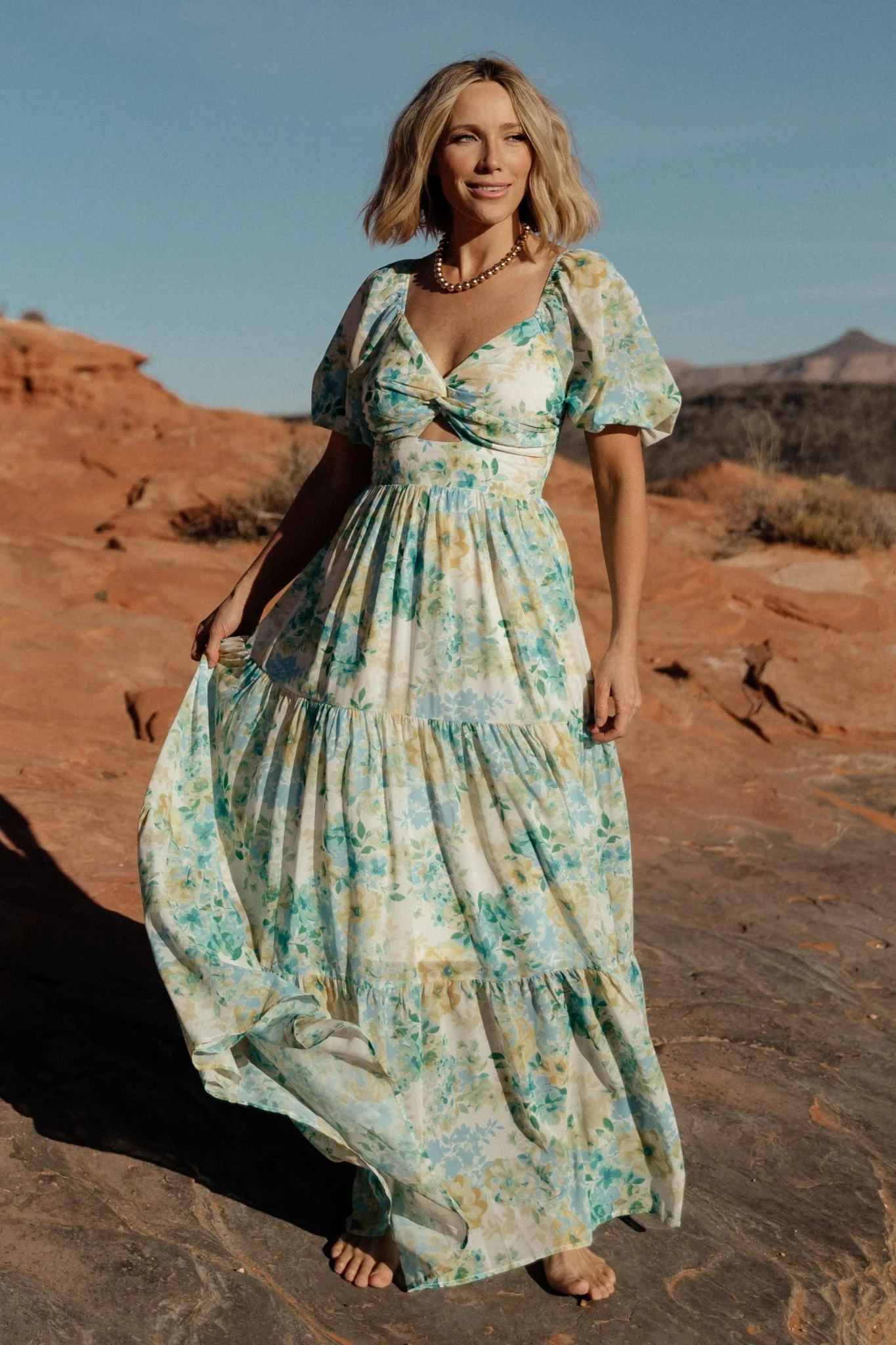 Maya Maxi Dress | Garden Multi