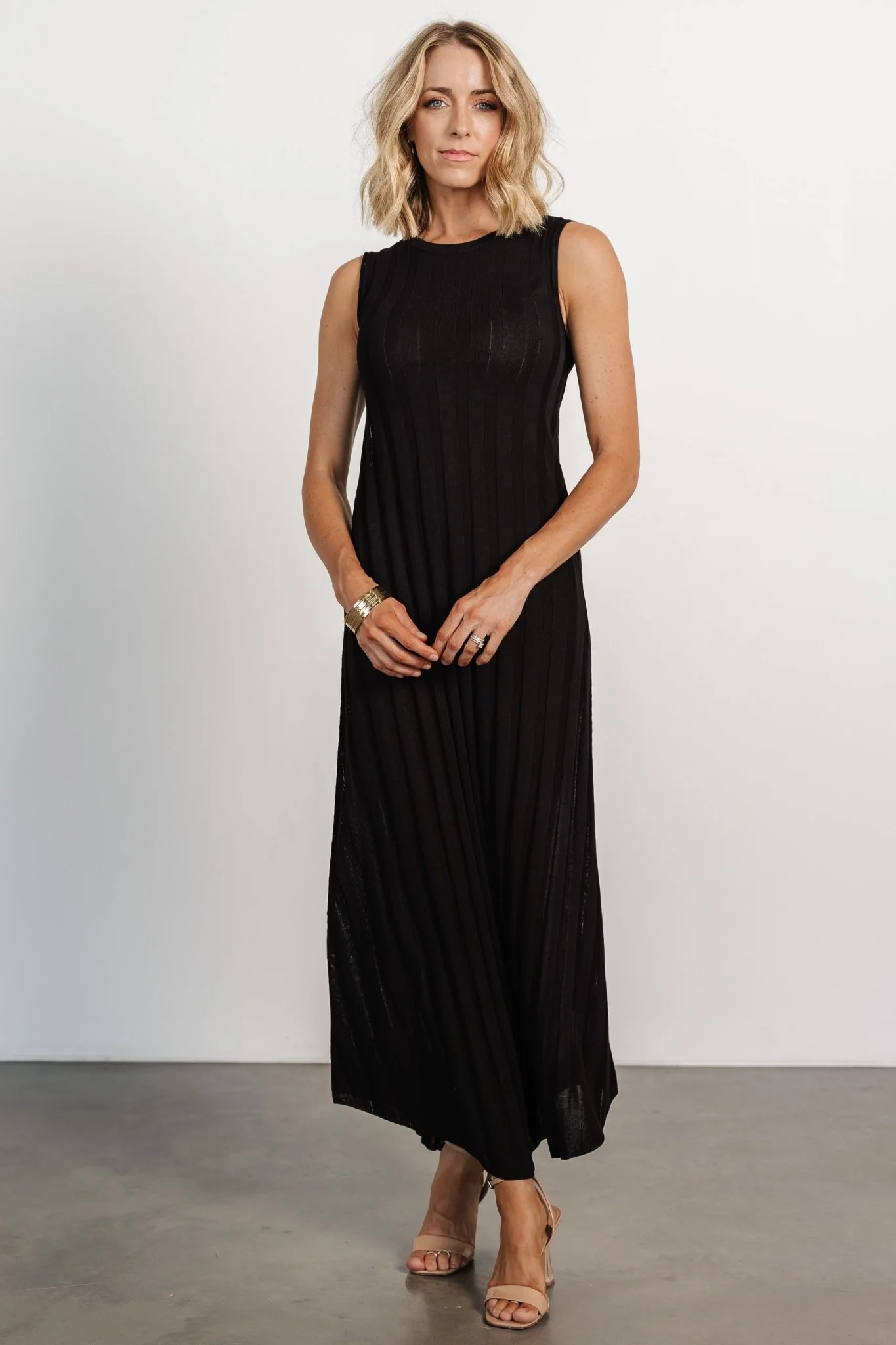Skylar Tank Maxi Dress | Black
