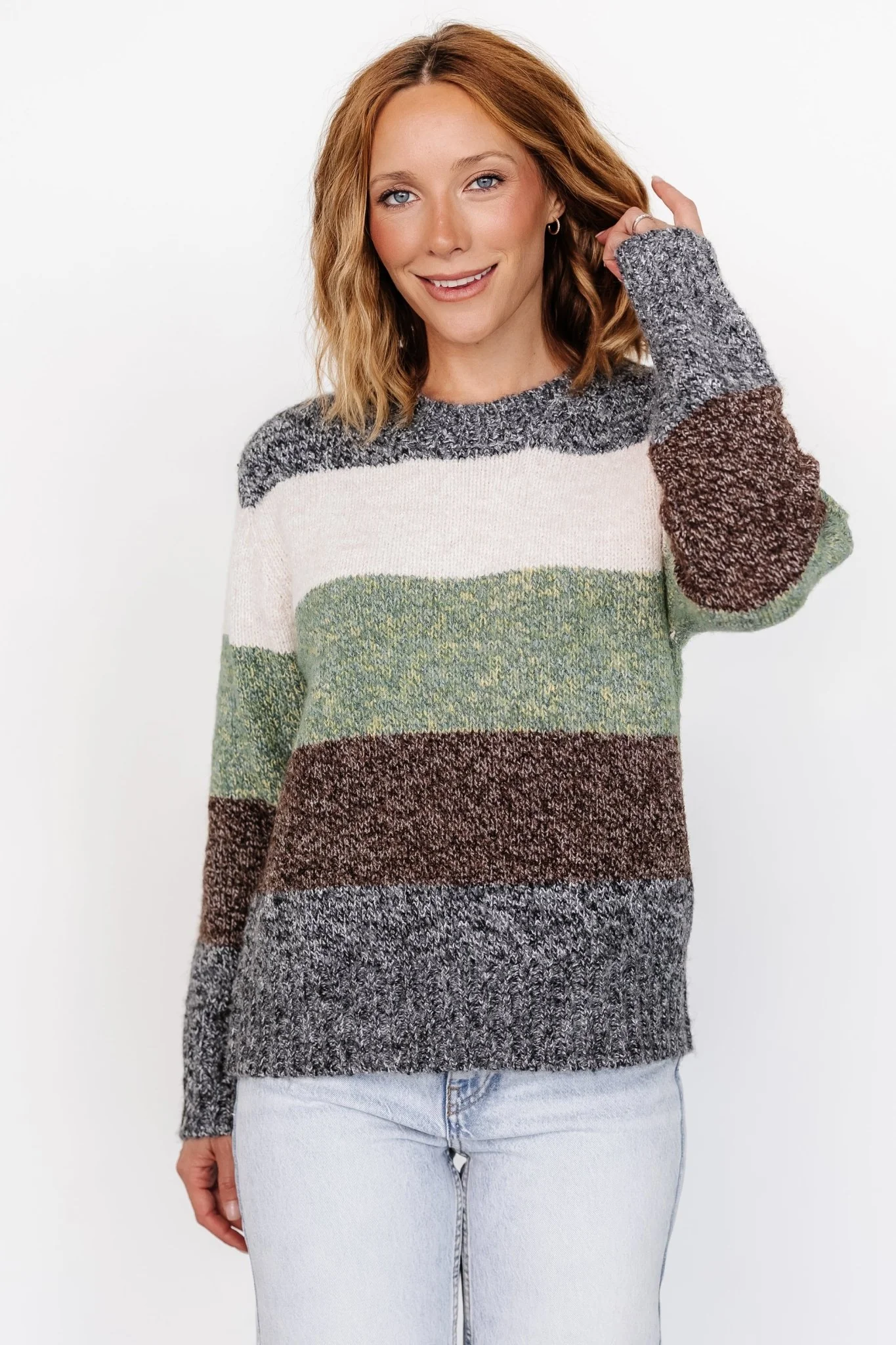 Ledger Sweater | Multi Stripe