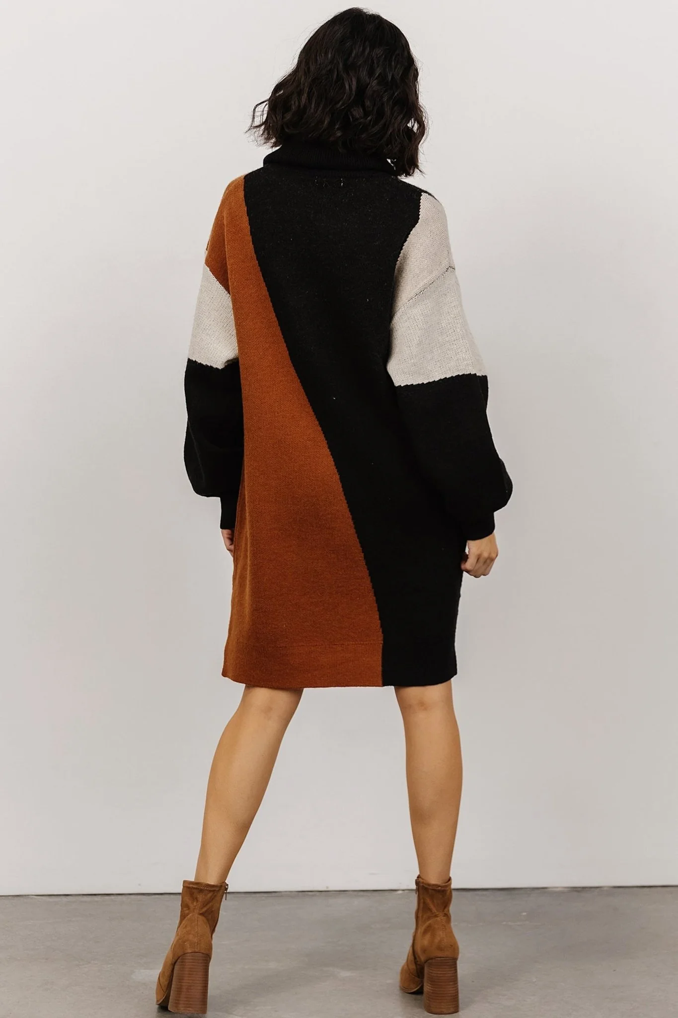 Diego Sweater Dress | Black Multi