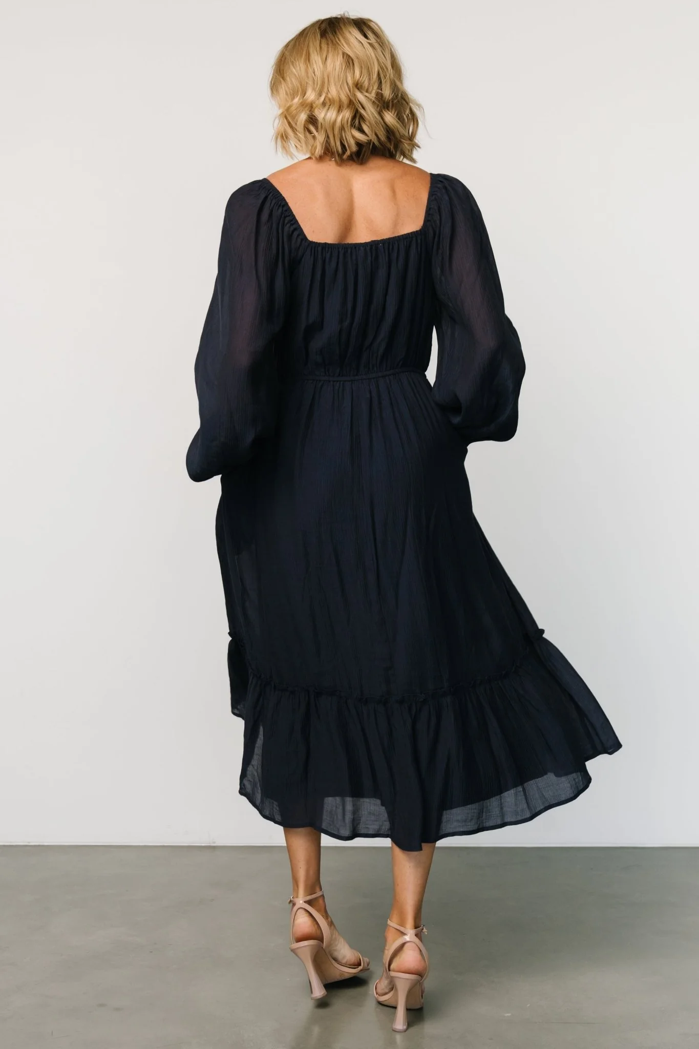 Joelle Midi Dress | Navy