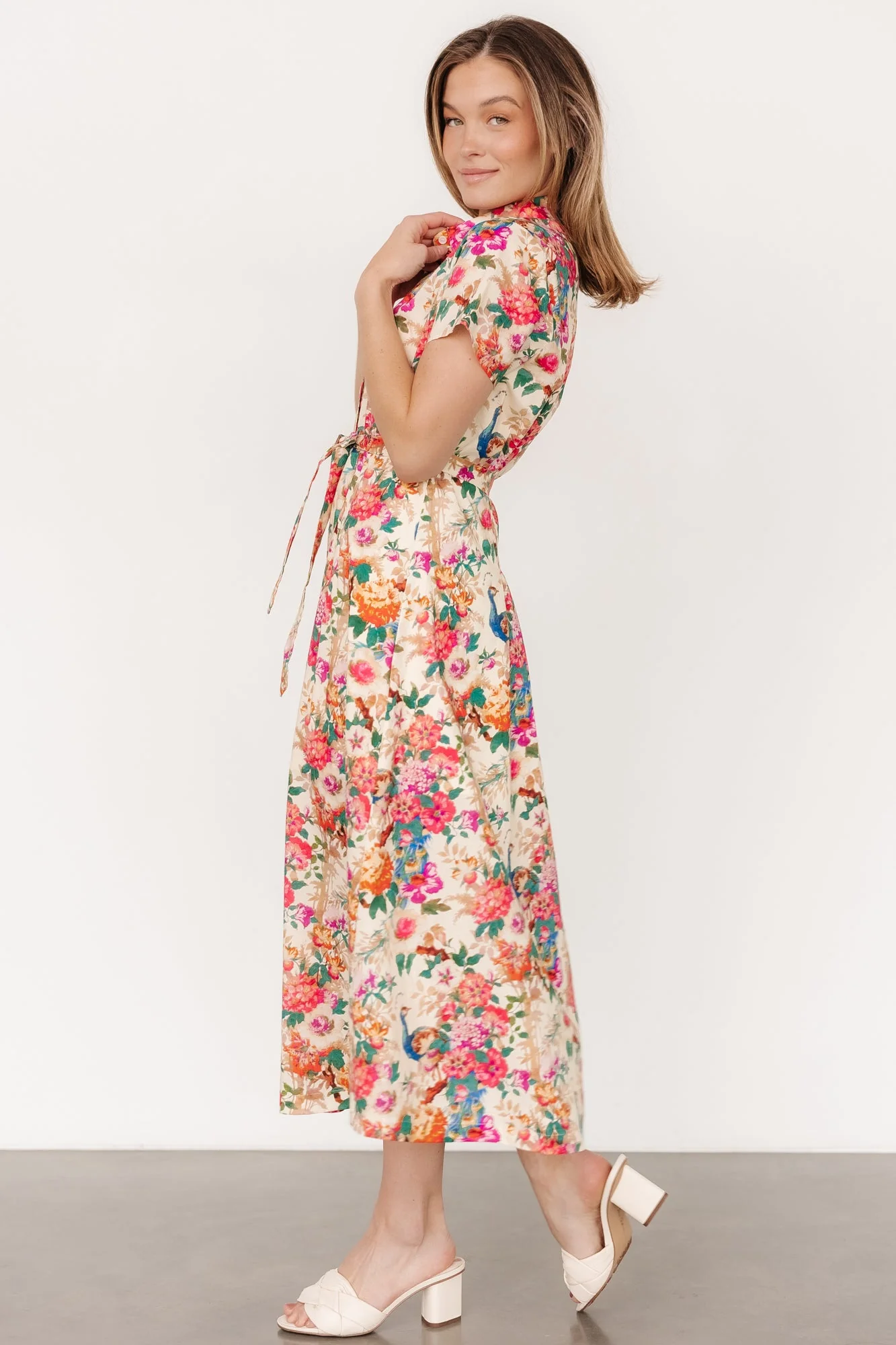 Melia Midi Dress | Multi Print