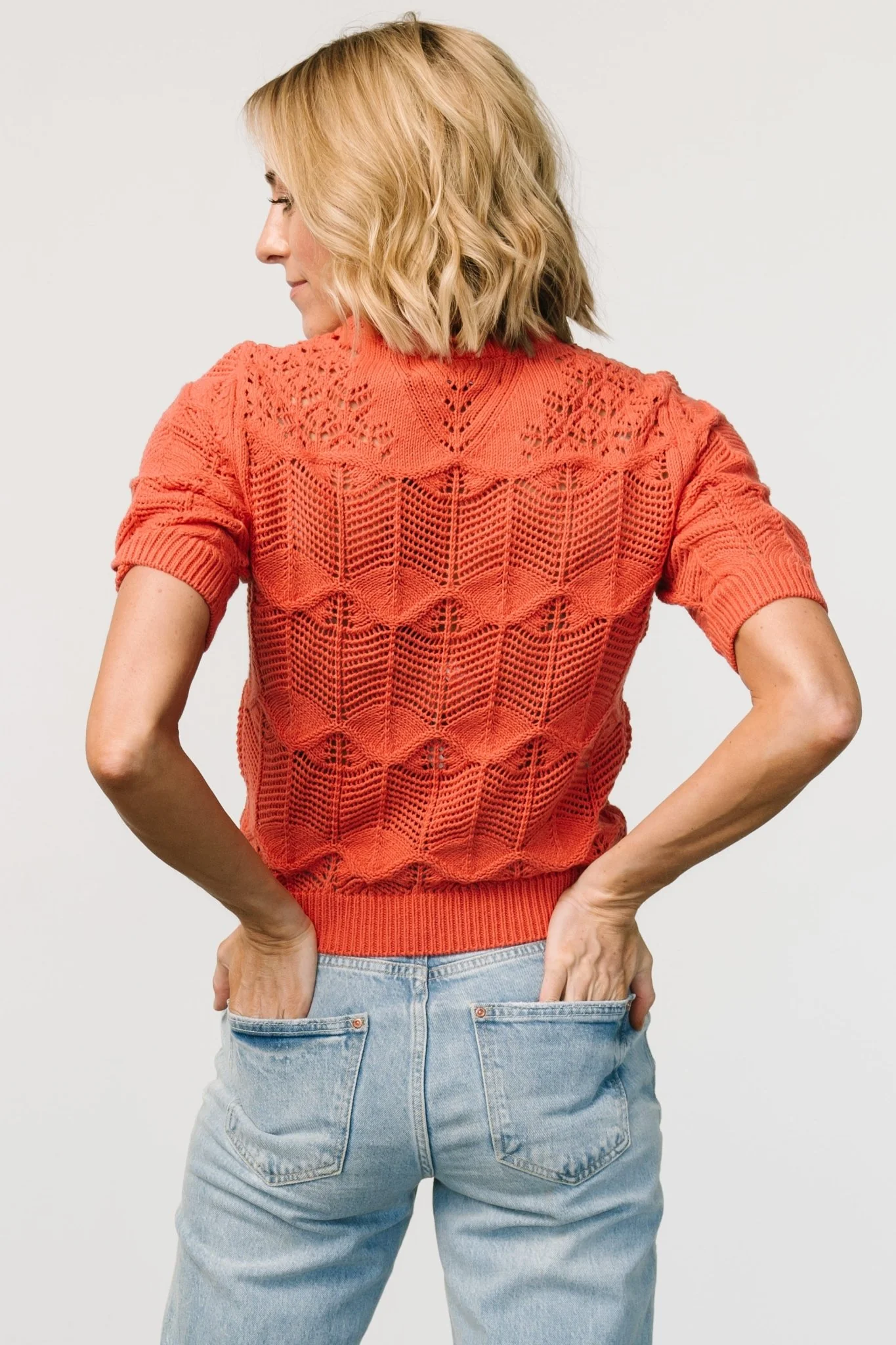 Josella Knit Top | Rust