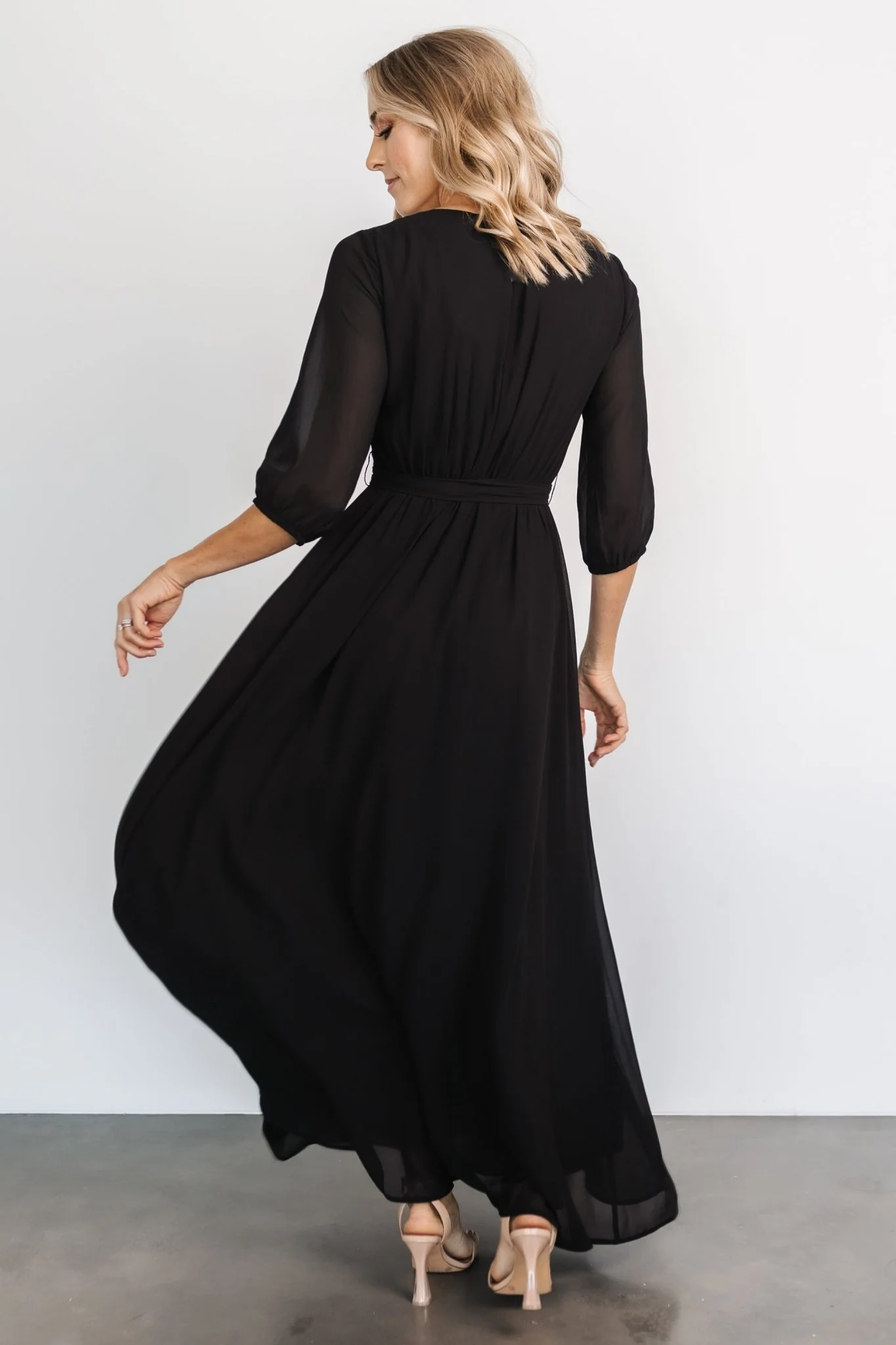 Rebecca Maxi Dress | Black