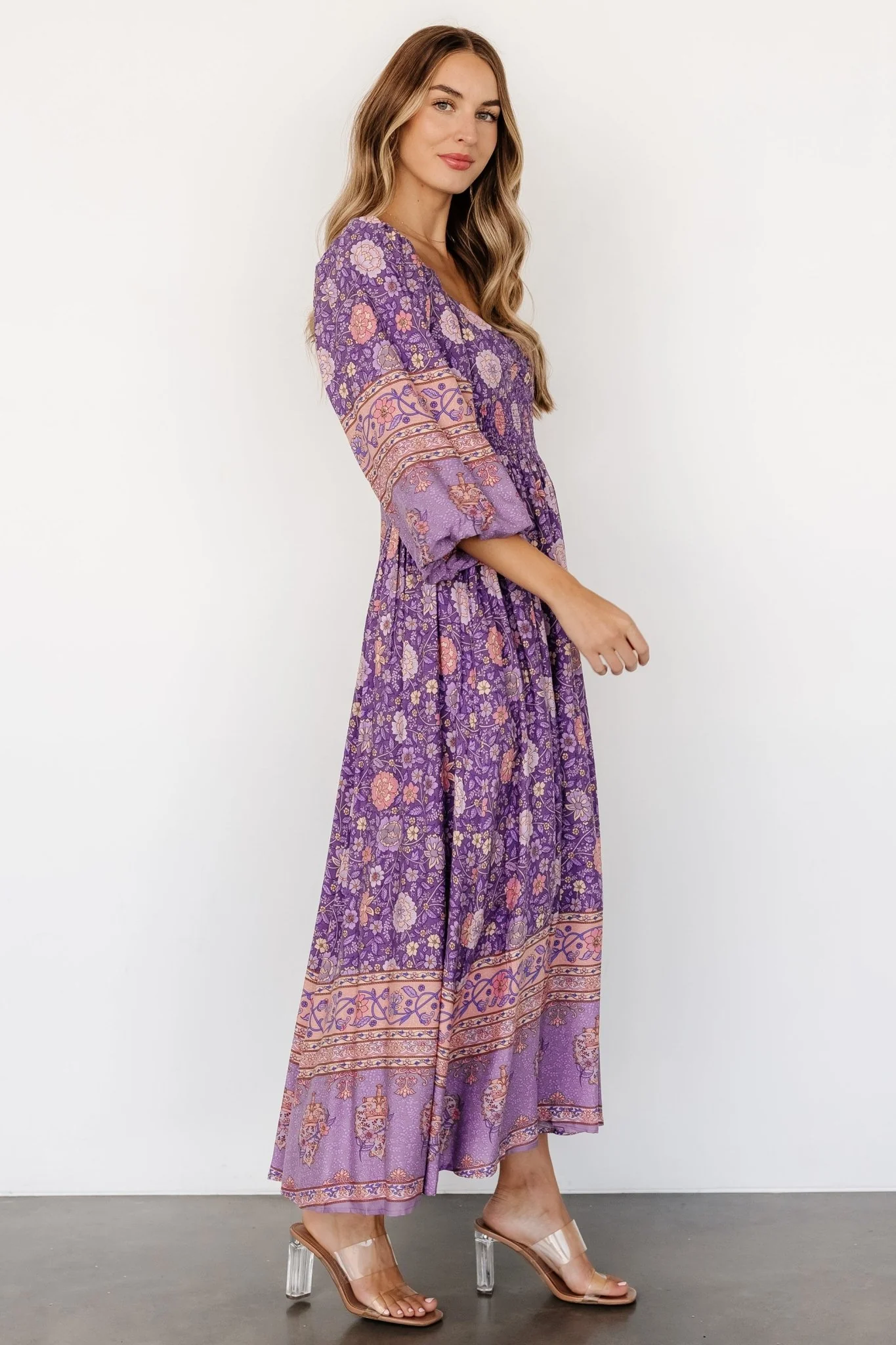 Trixie Dress | Purple Multi