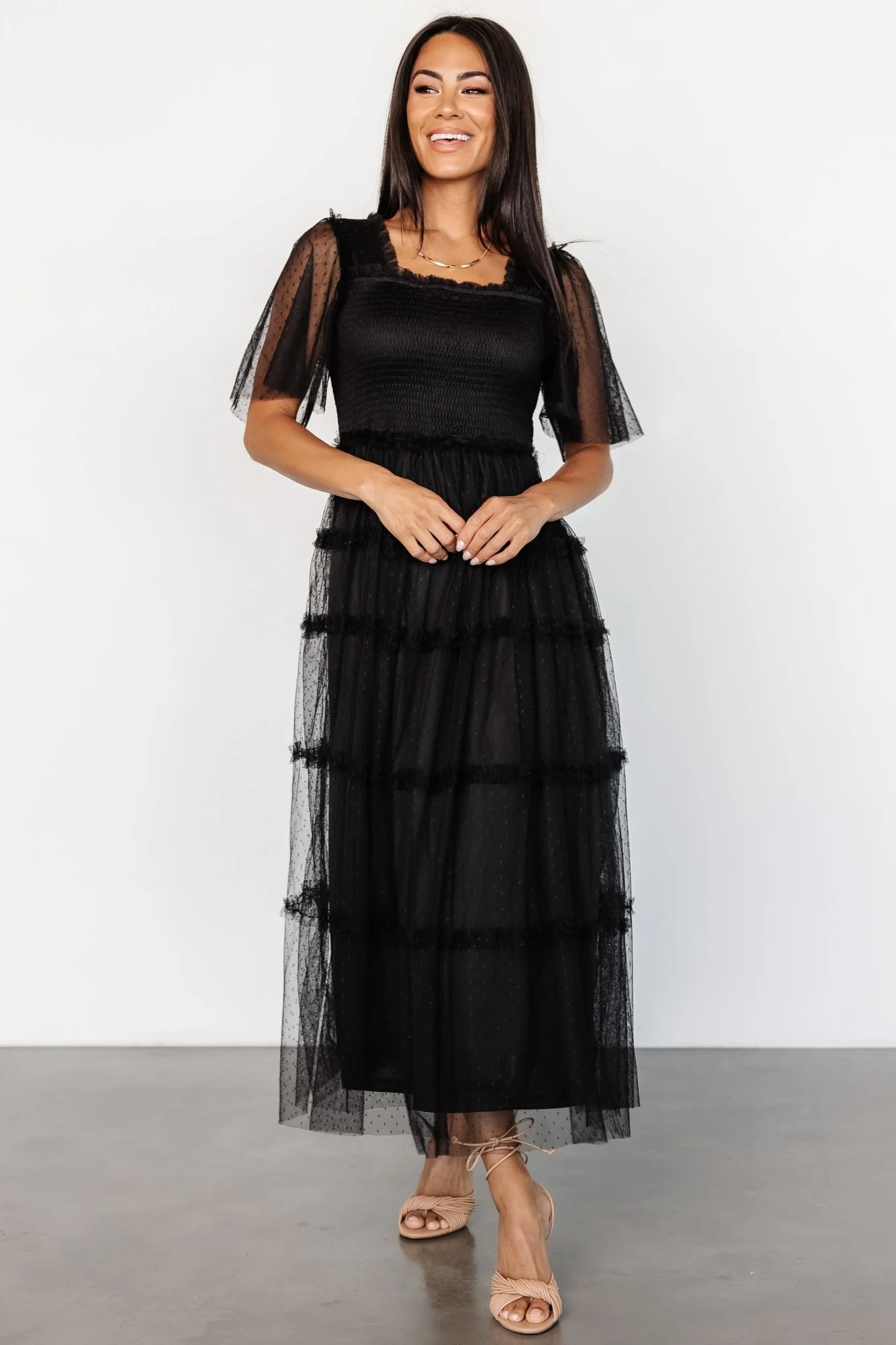 Bexley Tulle Dress | Black
