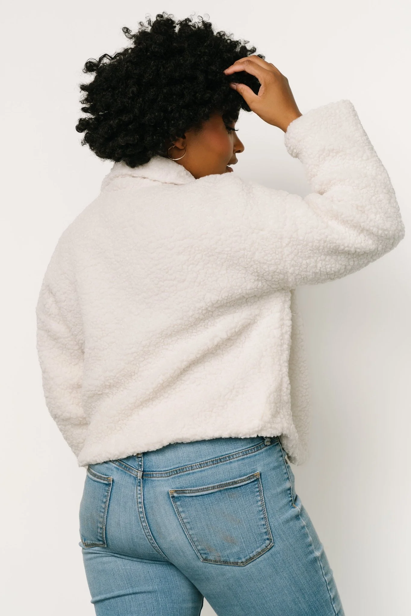 Crest Sherpa Jacket | Off White