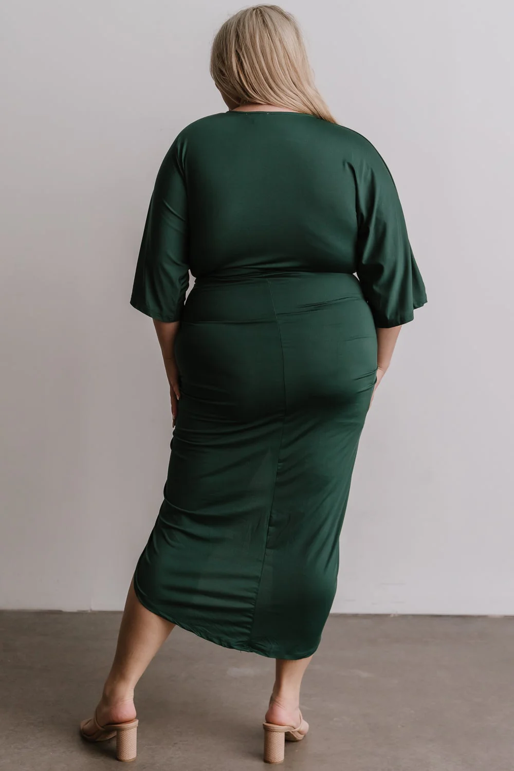 Mimi Midi Dress | Hunter Green