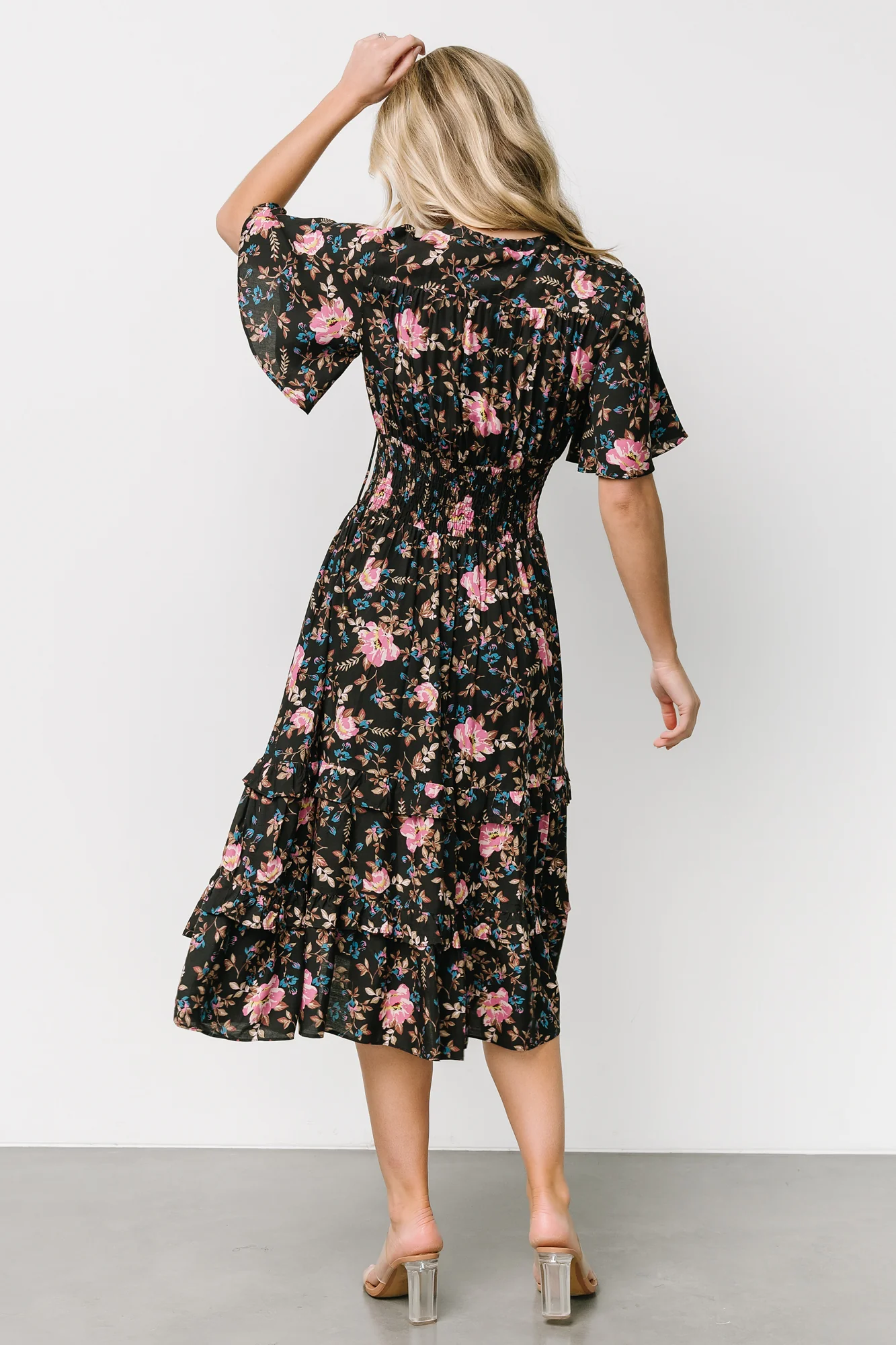 Spell Boho Midi Dress | Midnight Garden