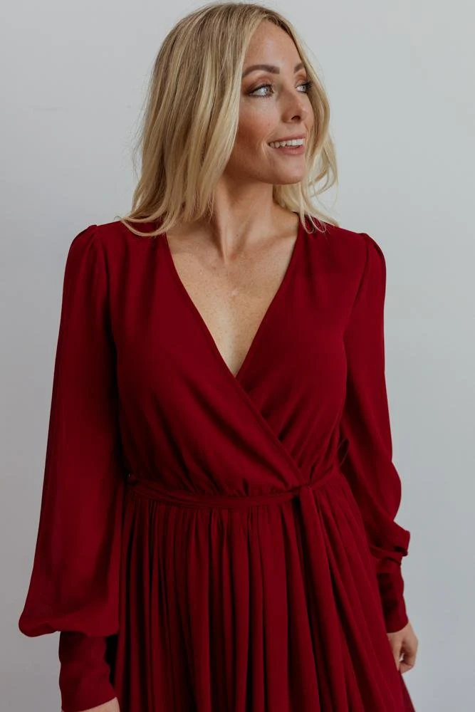 Celine Maxi Dress | Wine