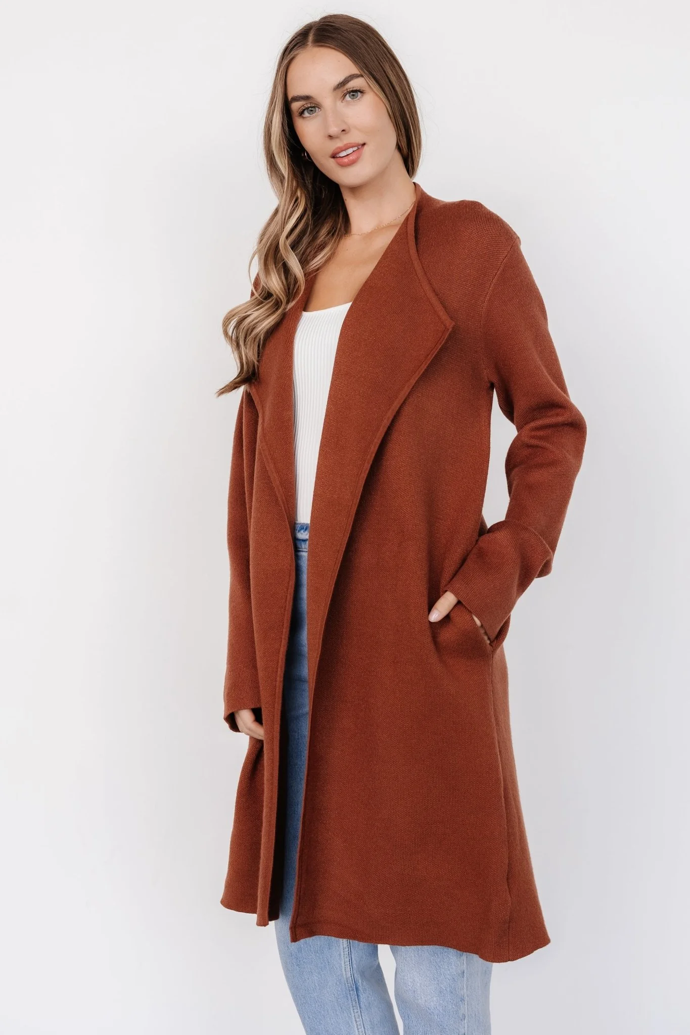 Exeter Shawl Cardigan | Nutmeg