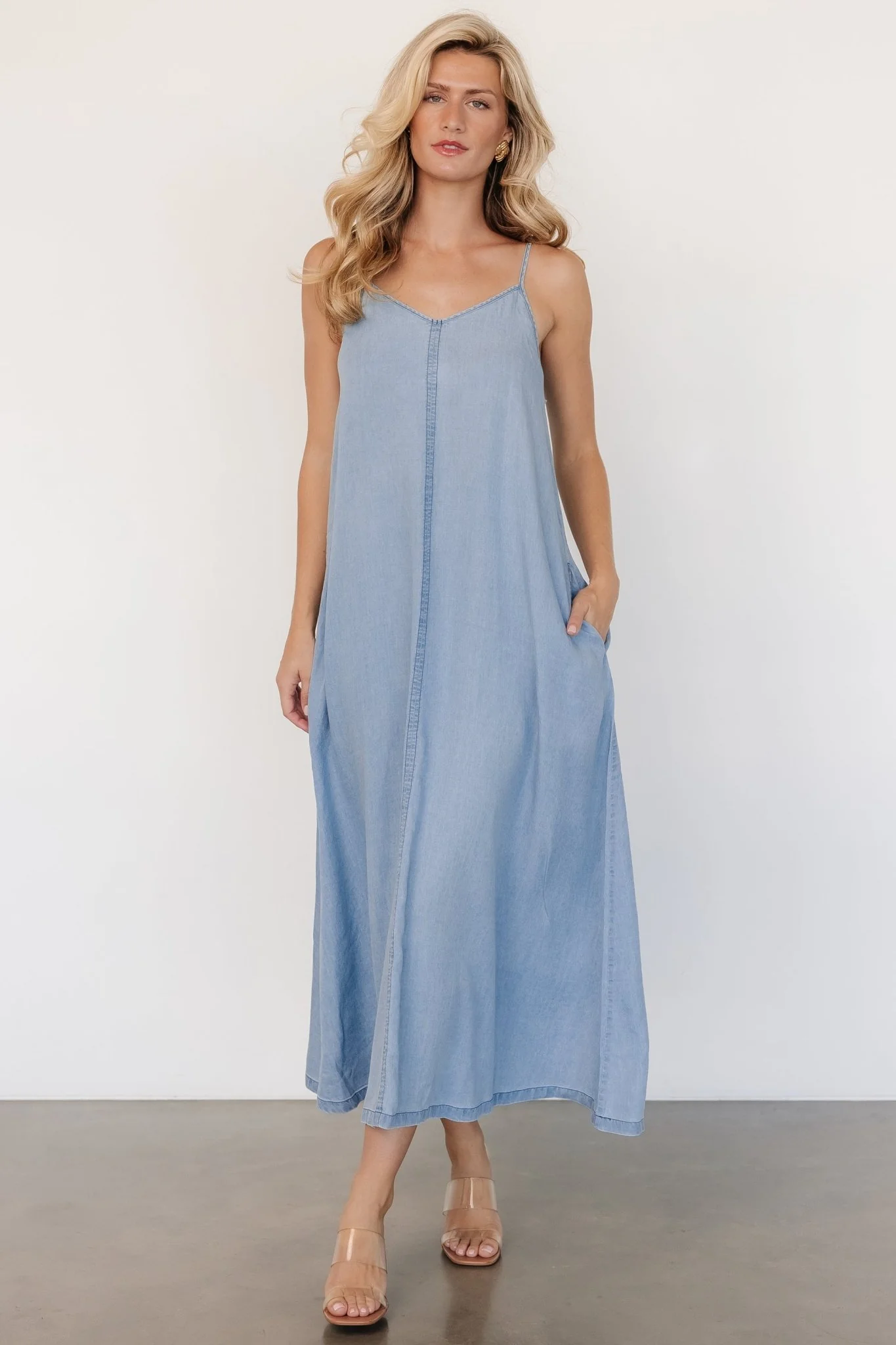 Kyla Maxi Dress | Denim
