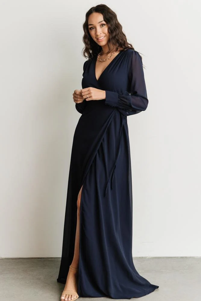 Kelsey Wrap Dress | Navy