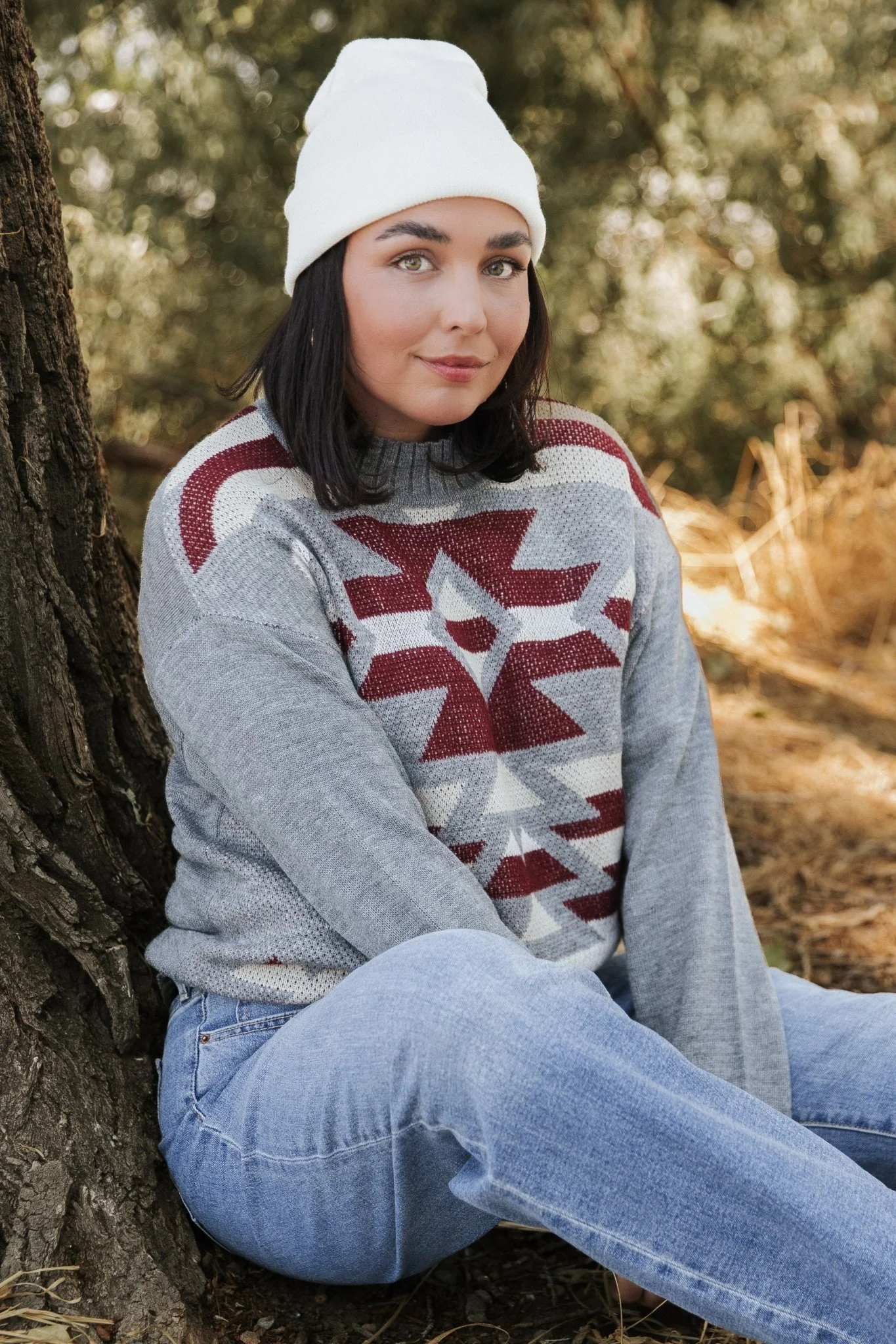 Lolo Knit Sweater | Gray Multi