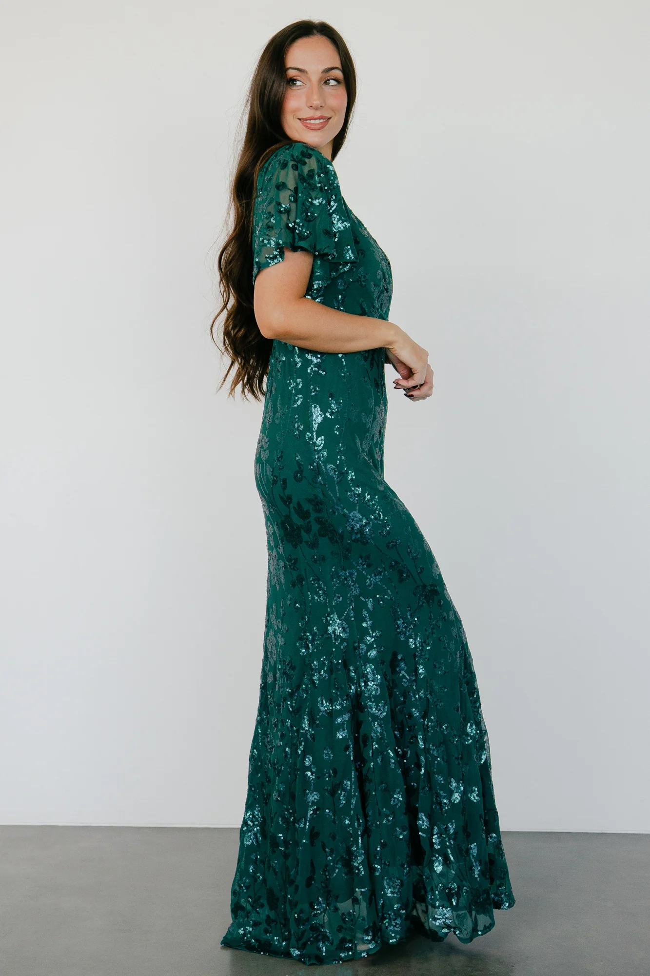 Esme Sequin Dress | Emerald