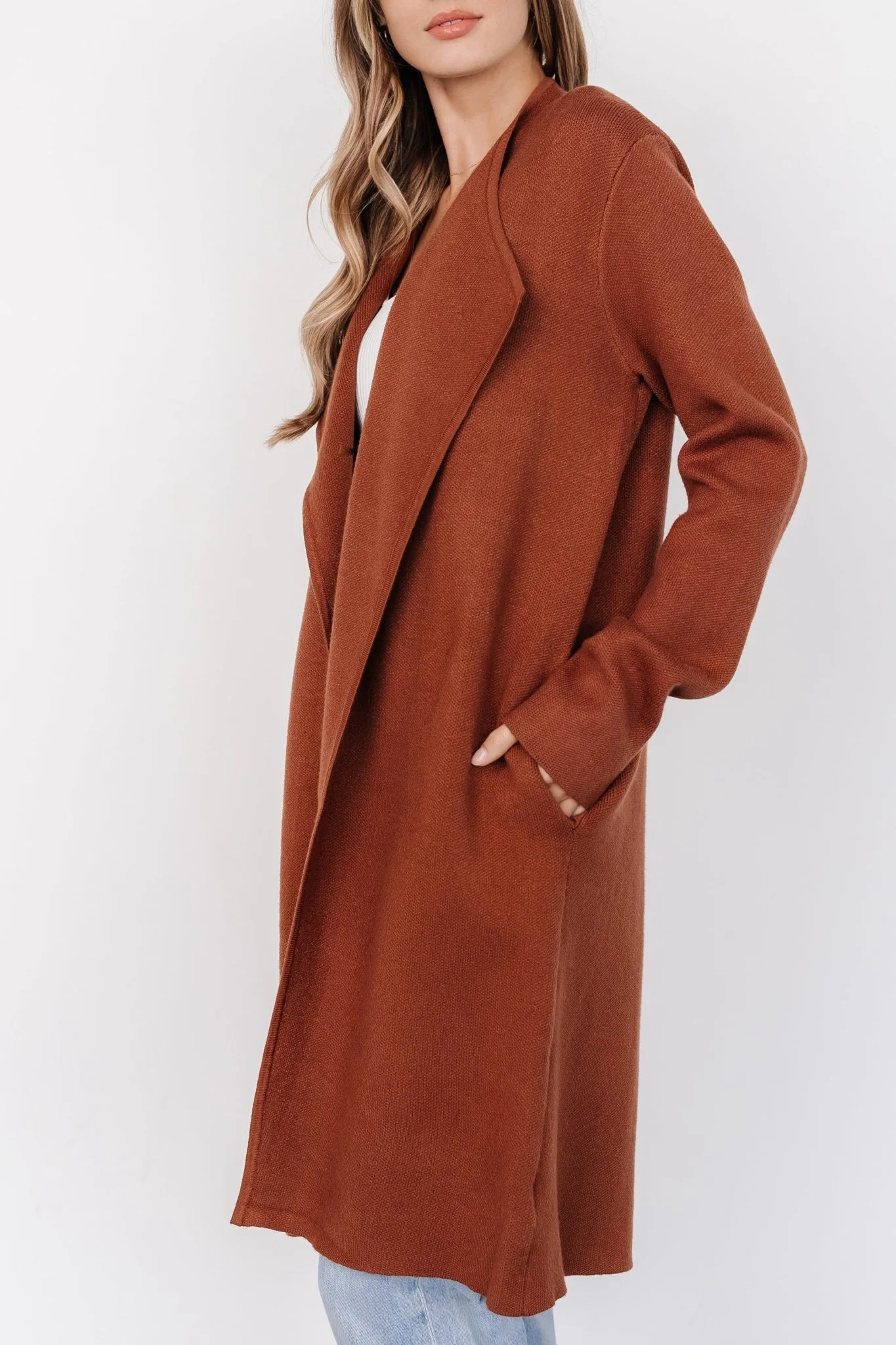 Exeter Shawl Cardigan | Nutmeg