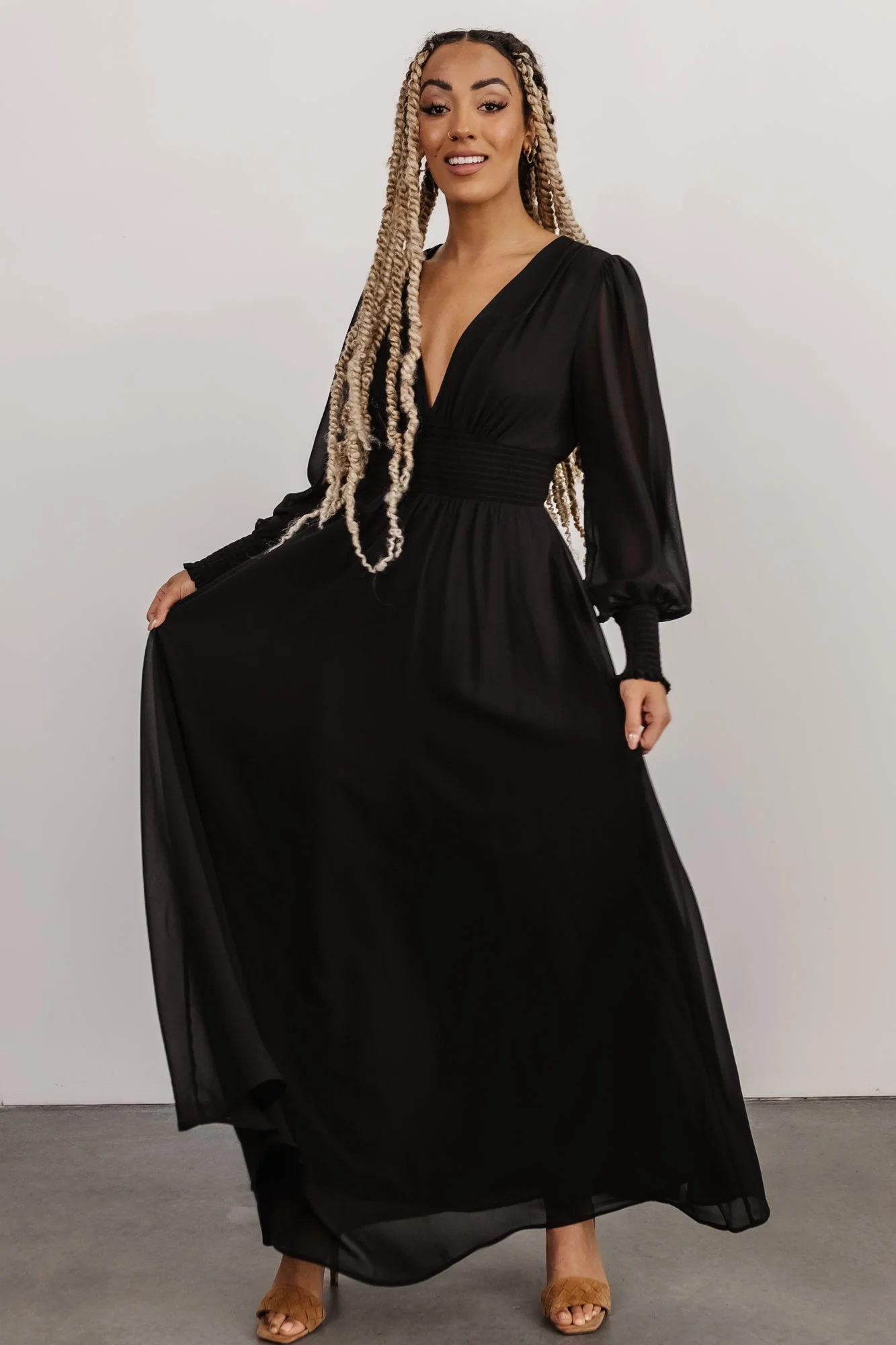 Olivia Maxi Dress | Black