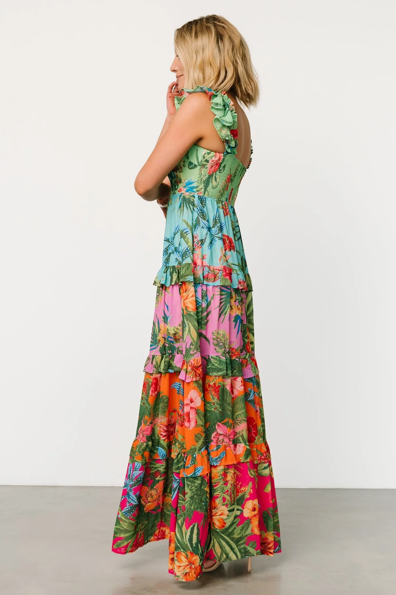Sundara Tiered Maxi Dress | Multi