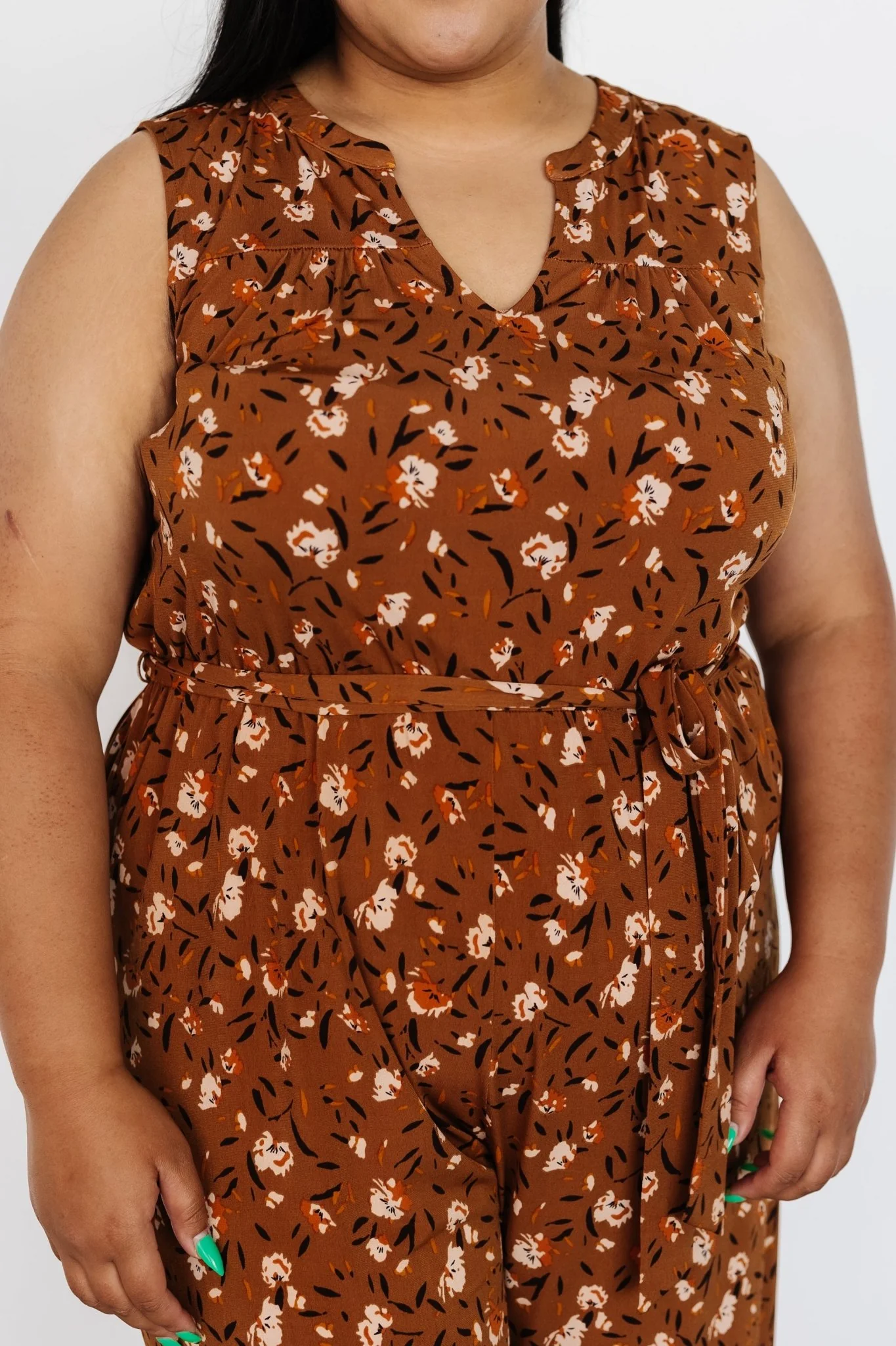 Grove Tank Jumpsuit | Copper Multi