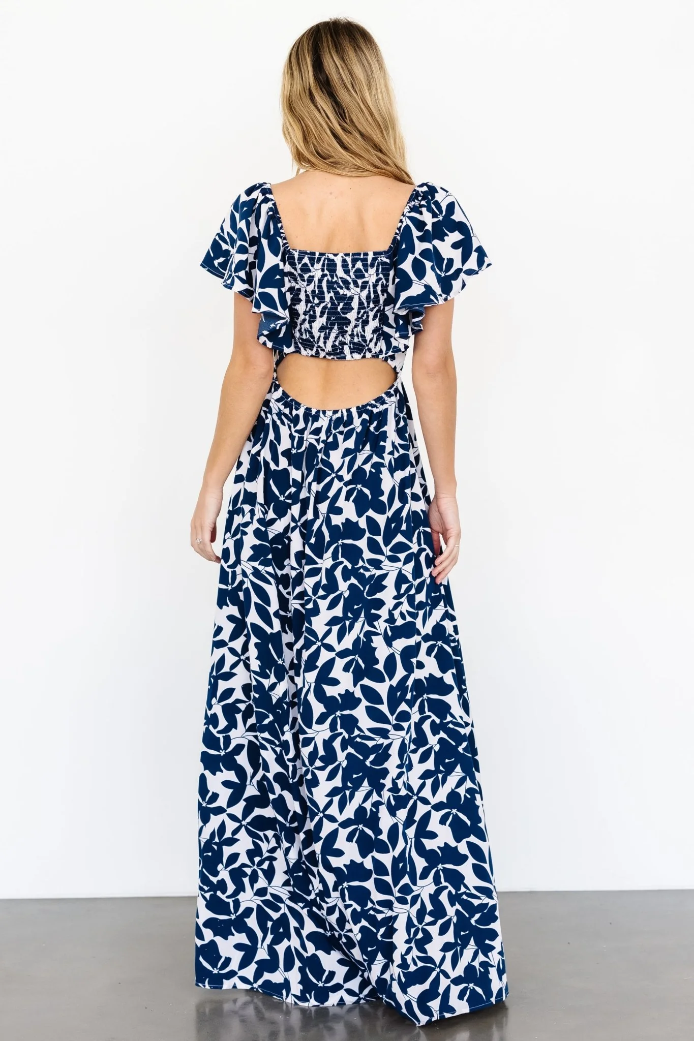 Adira Maxi Dress | Navy Floral