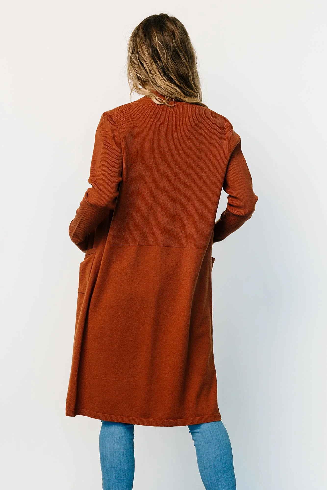 Central Park Cardigan | Rust