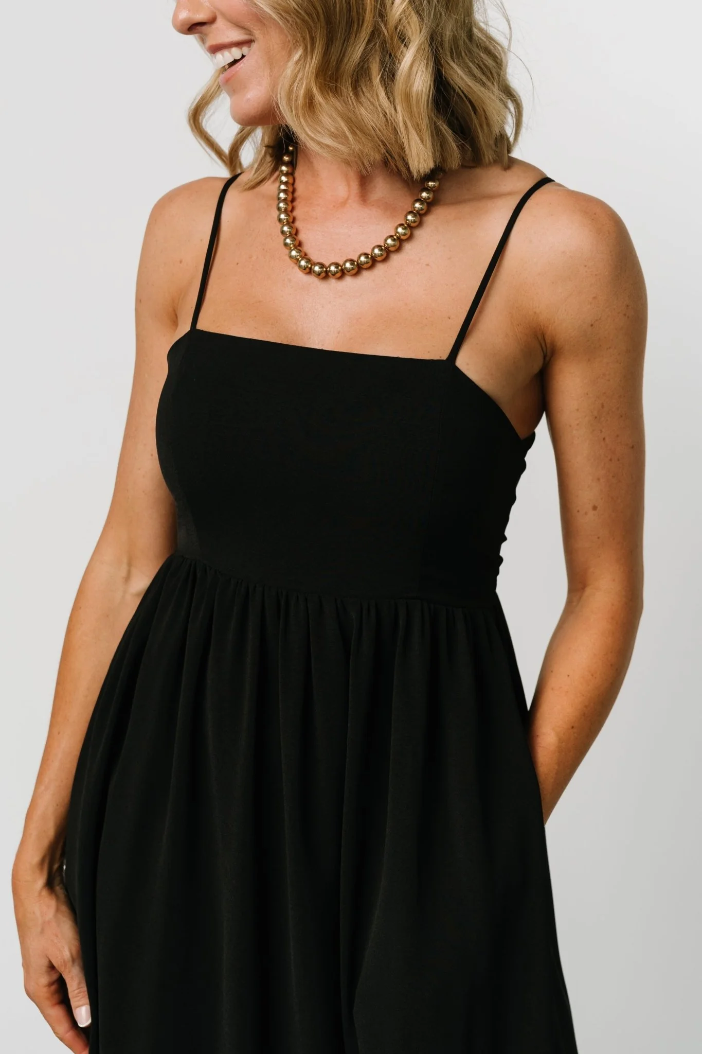 Regan Tank Maxi Dress | Black