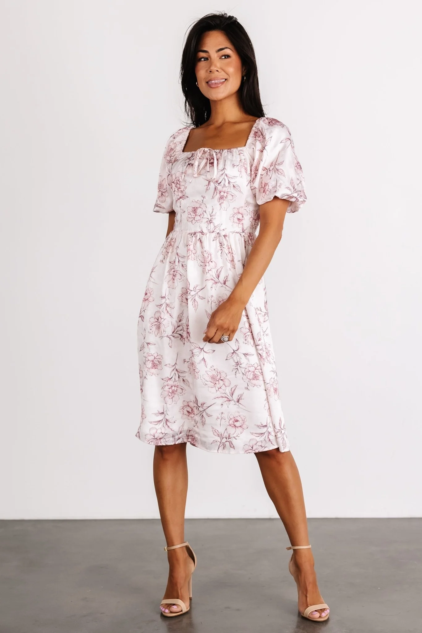 Sonnet Short Dress | Blush Floral