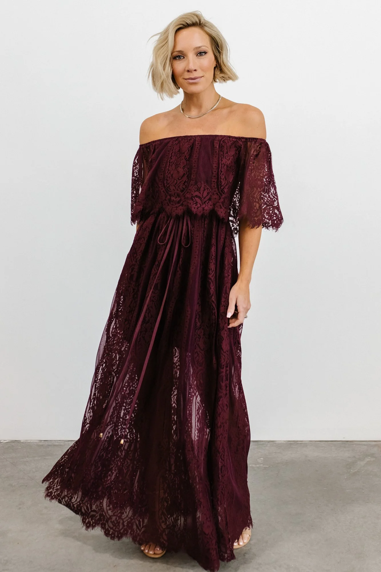 Caroline Lace Maxi Dress | Mulberry