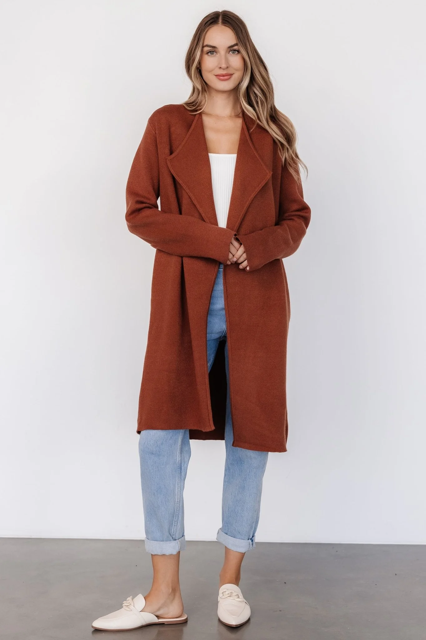 Exeter Shawl Cardigan | Nutmeg