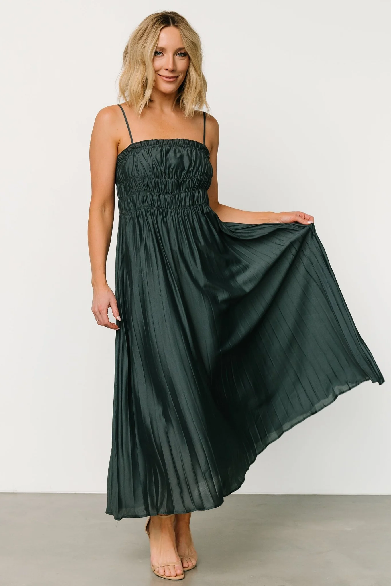 Hattie Maxi Dress | Dark Jade