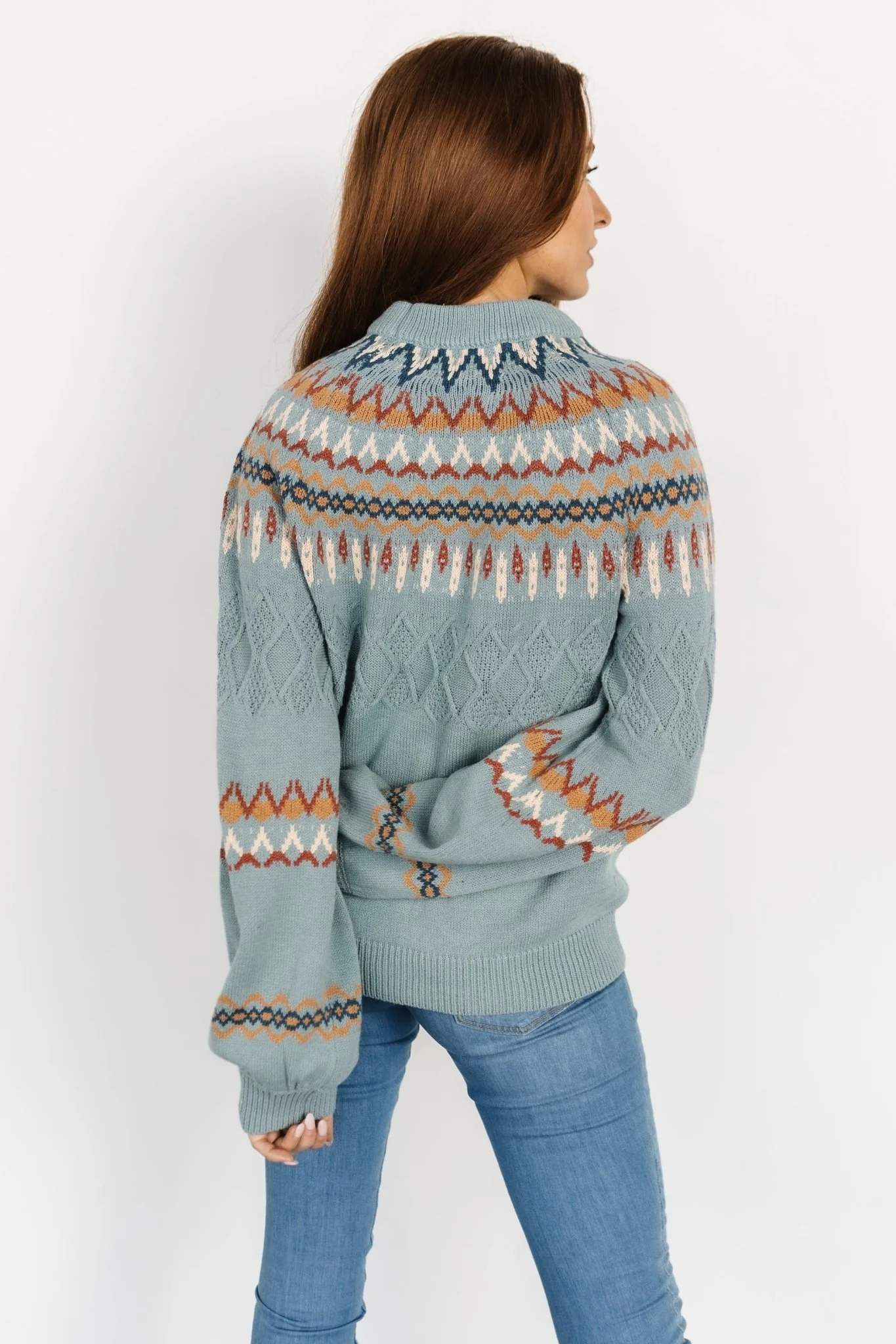 Anders Knit Sweater | Blue Multi