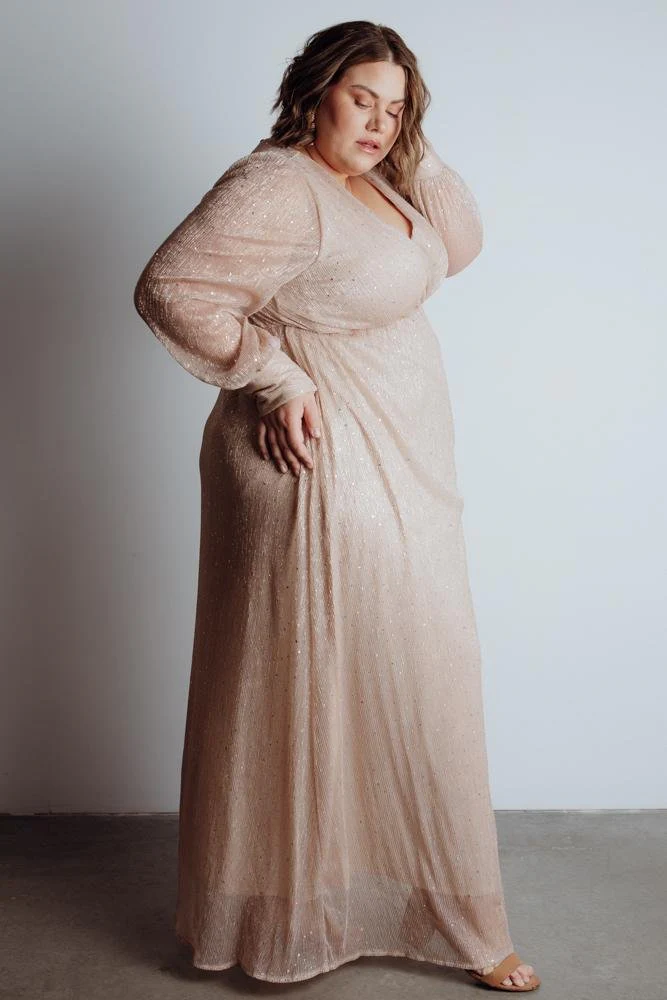 Abigail Sparkle Gown | Champagne