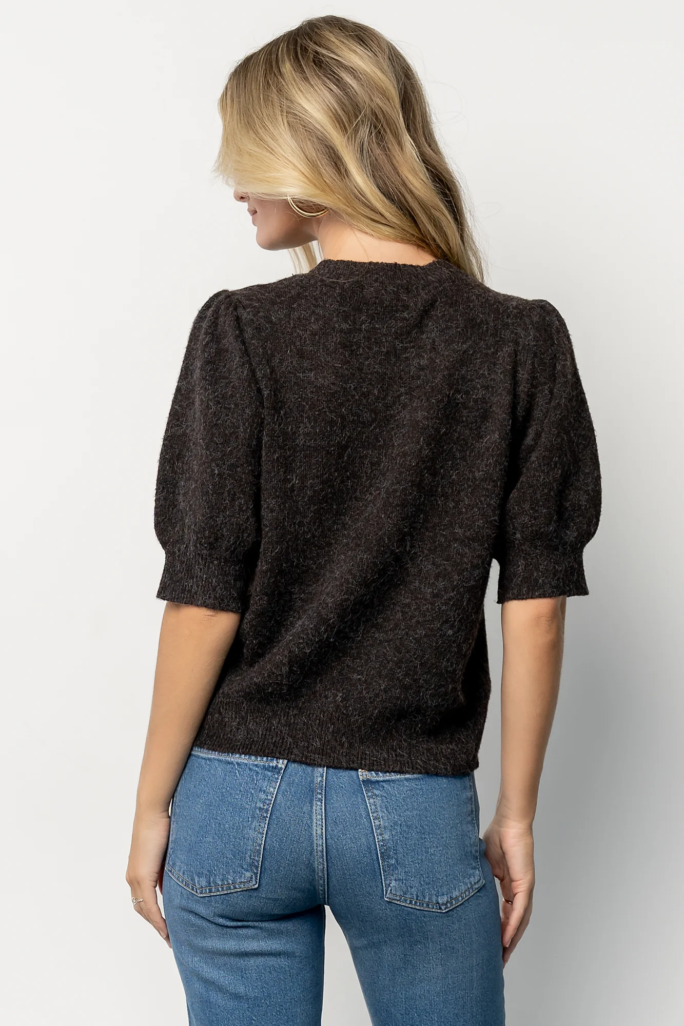 Keira Sweater Top | Dark Brown