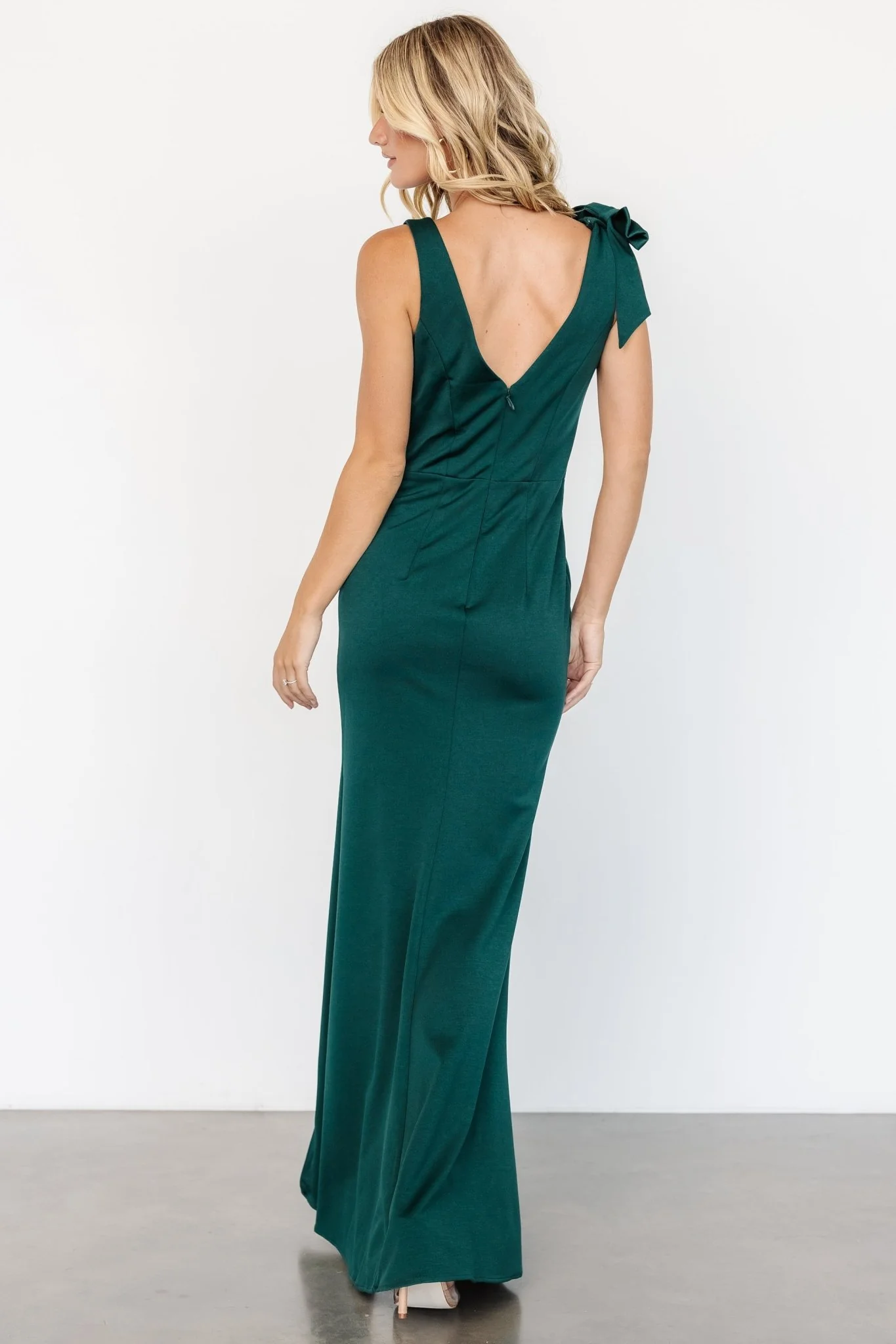 Angelique Fitted Gown | Emerald