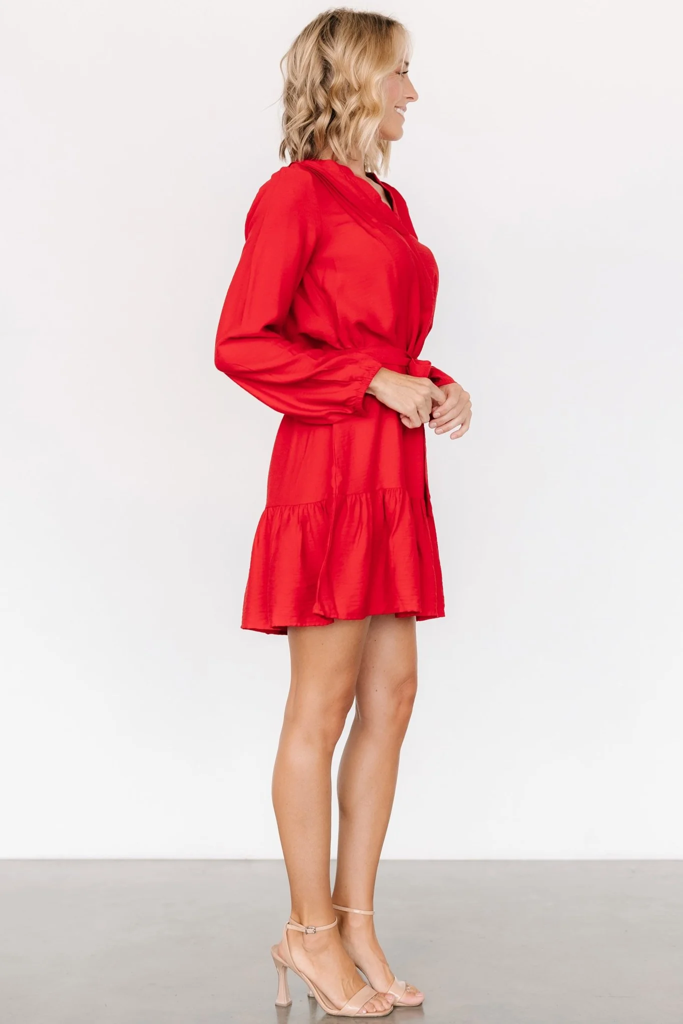 Fuji Short Dress | Red