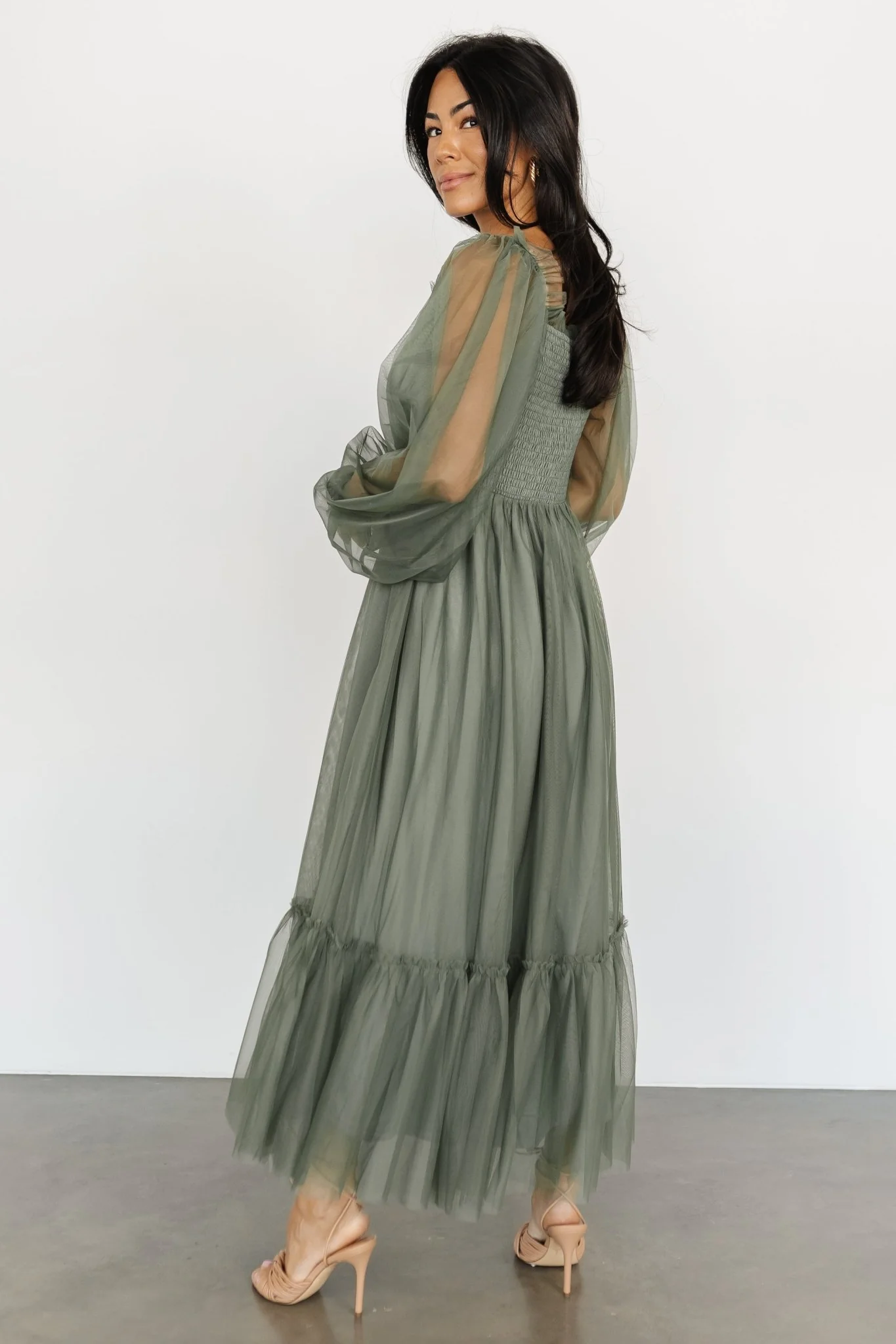 Cleobelle Maxi Dress | Dusty Olive