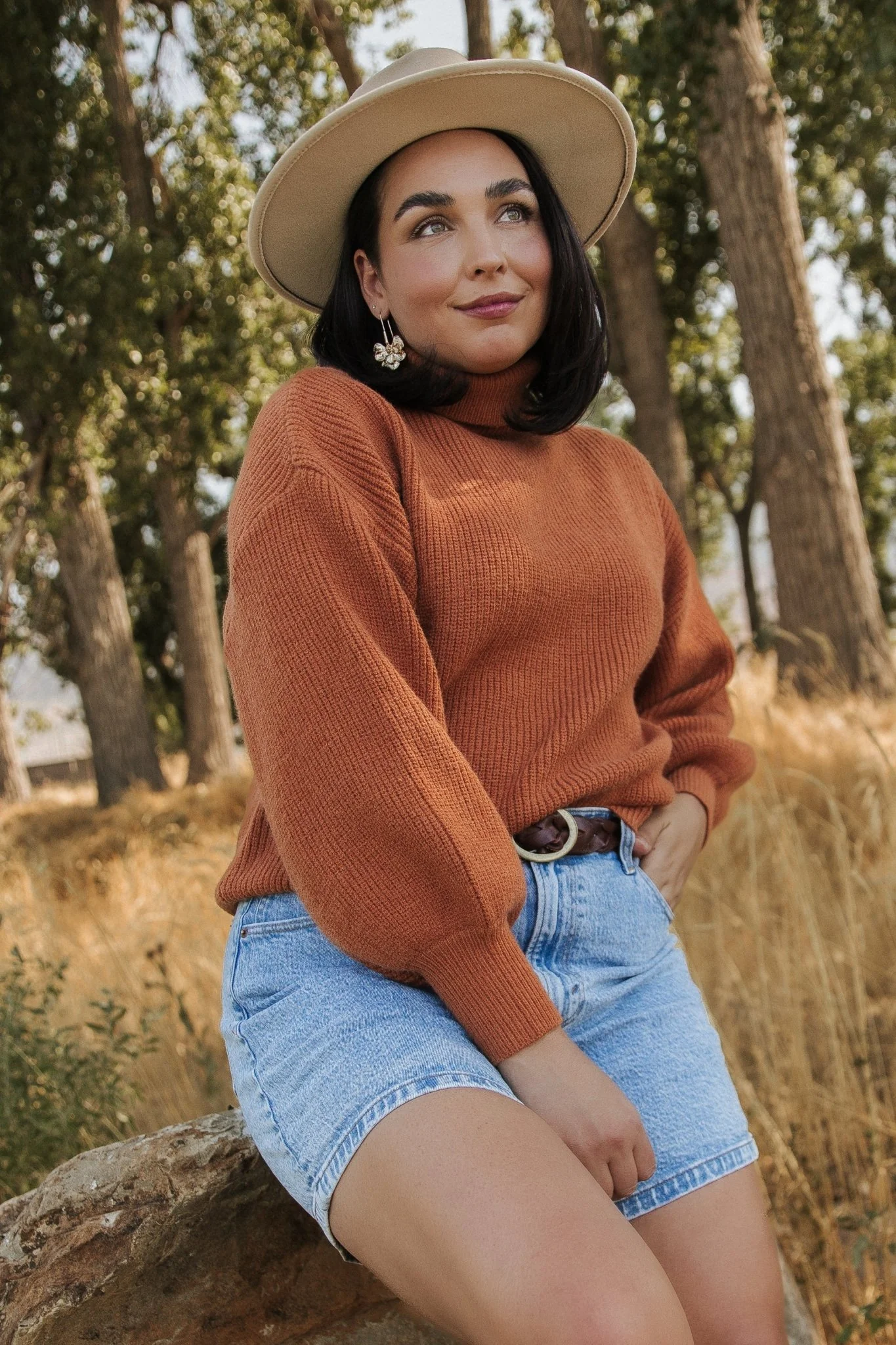 Malcolm Turtleneck Sweater | Spice