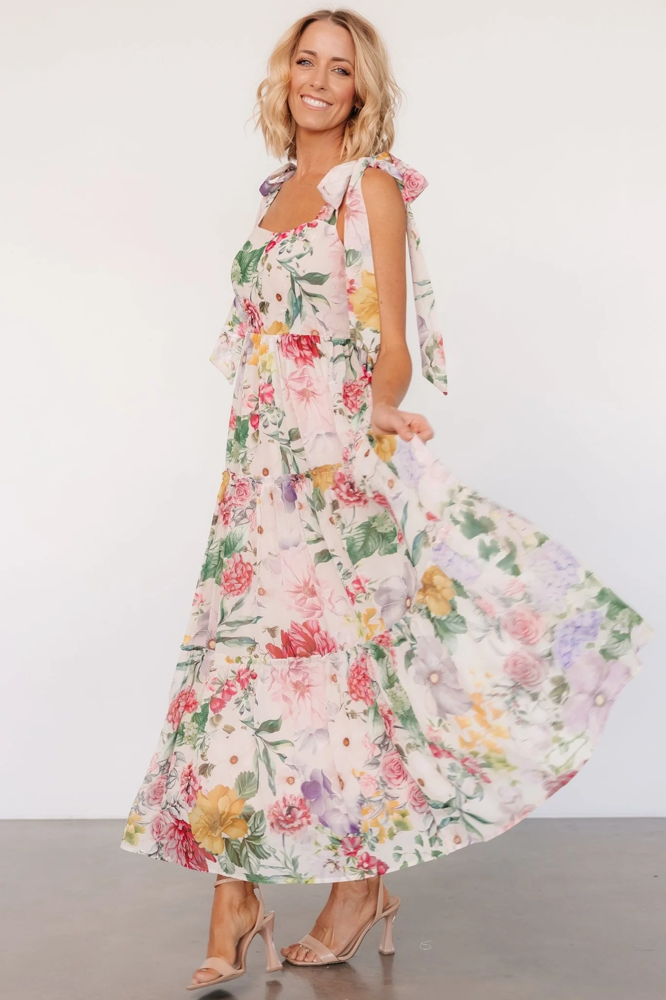 Anita Maxi Dress | Blush Multi Floral