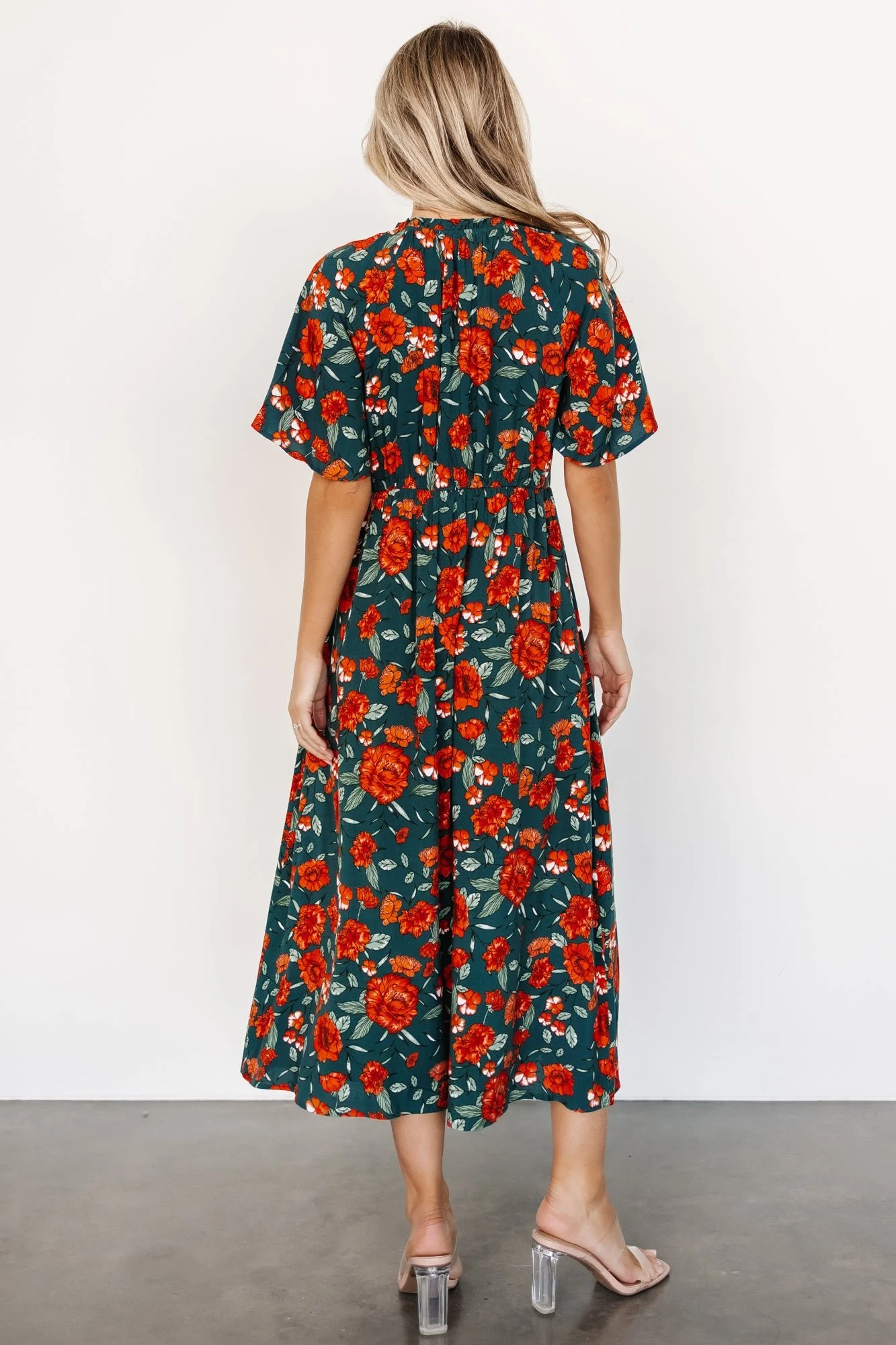 Botega Midi Dress | Jade Multi Floral