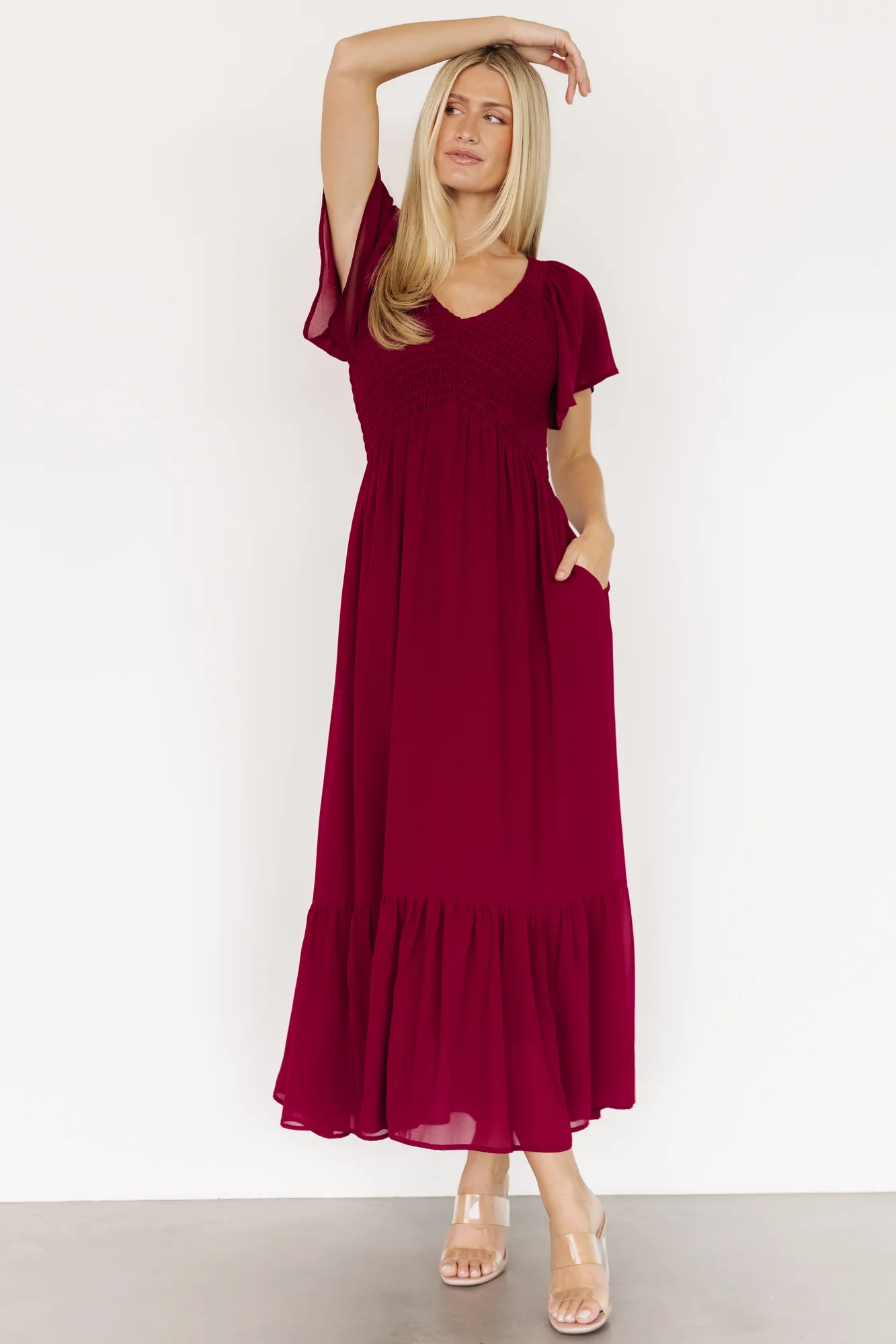 Monica Smocked Dress | Mulberry