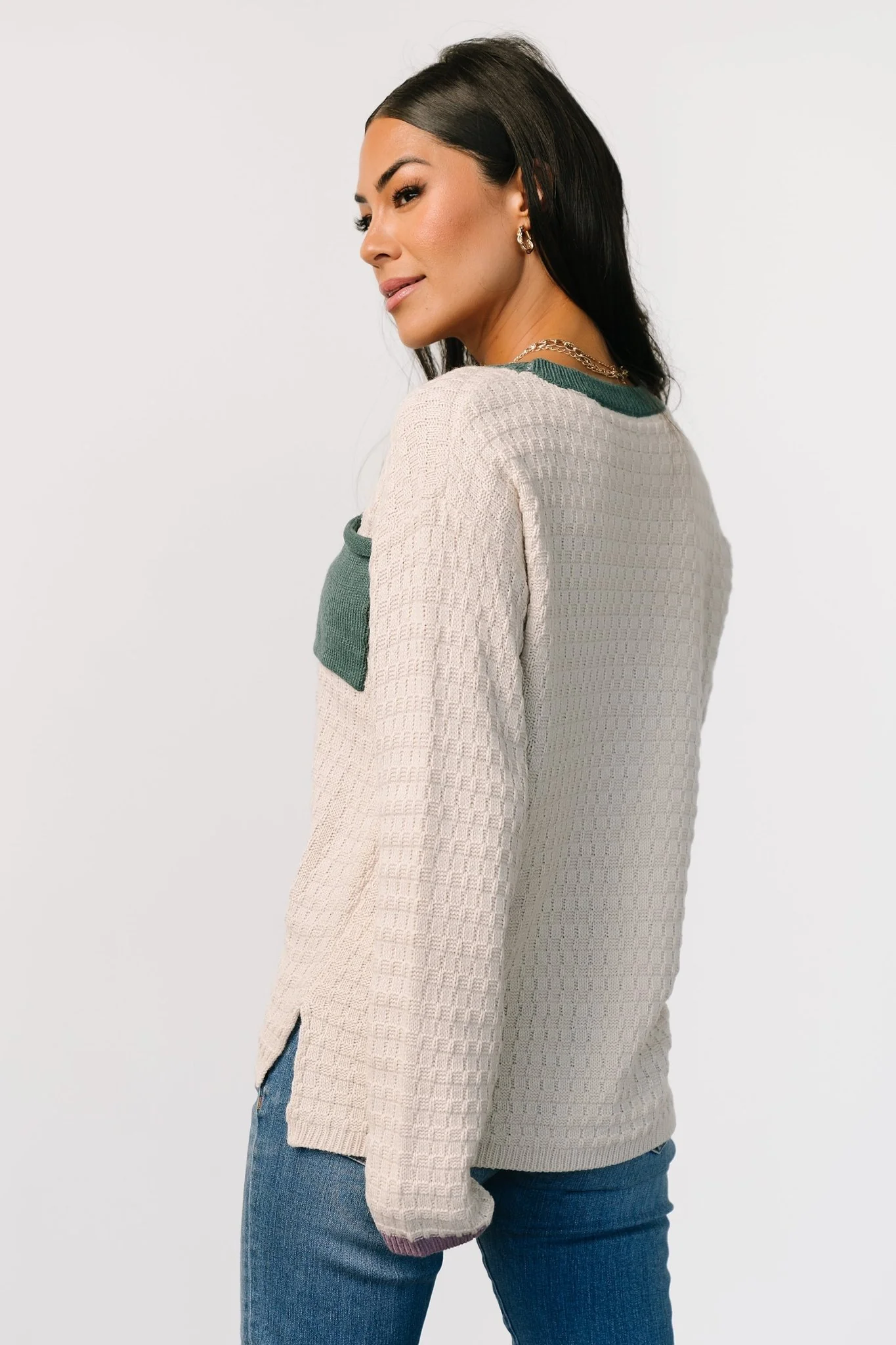 Brixton Weave Sweater | Oatmeal
