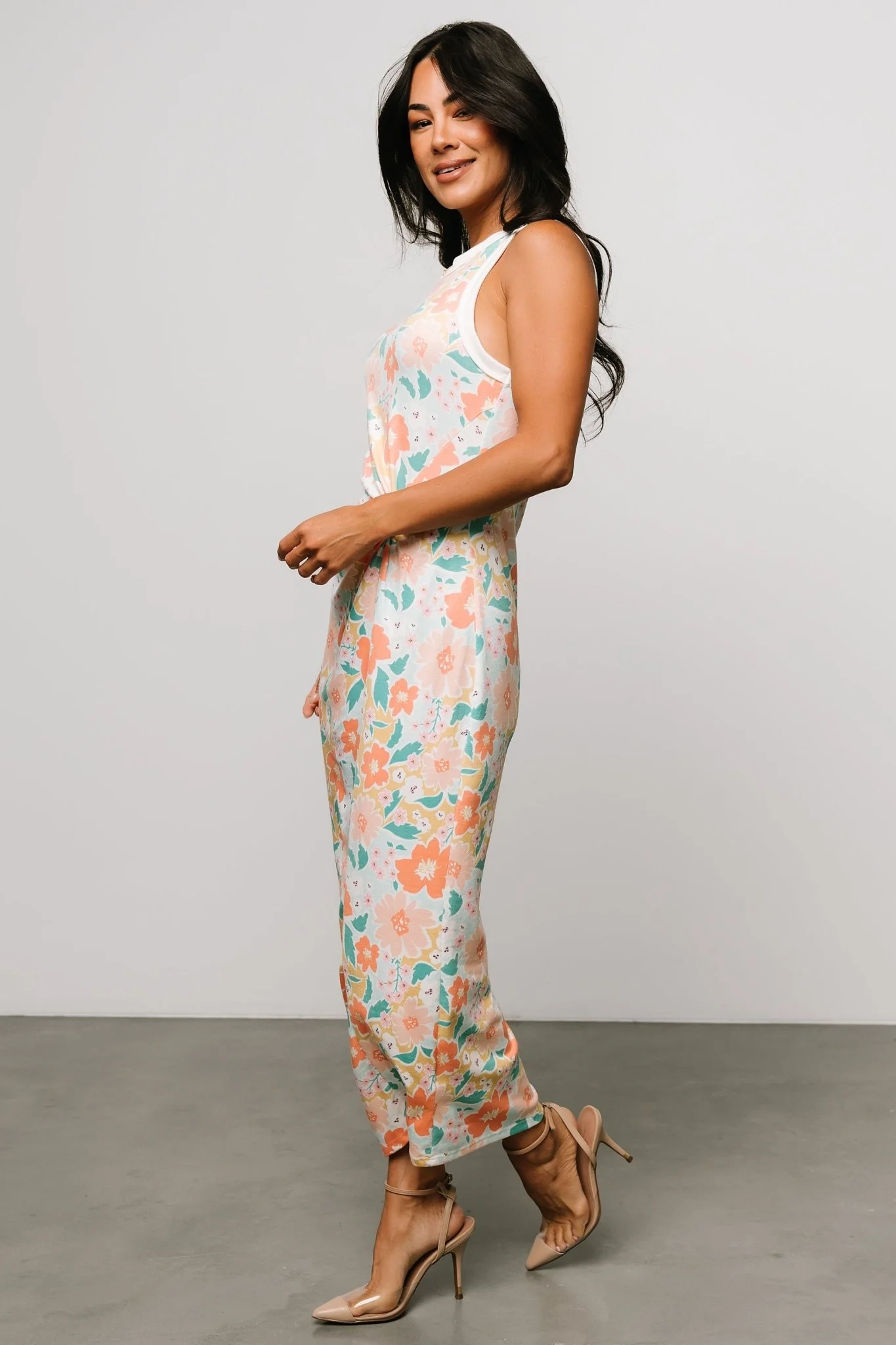 Fresno Tank Maxi Dress | Multi Floral
