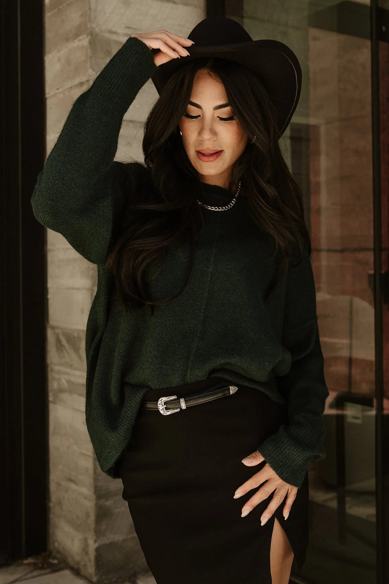 Edmonton Sweater | Dark Green